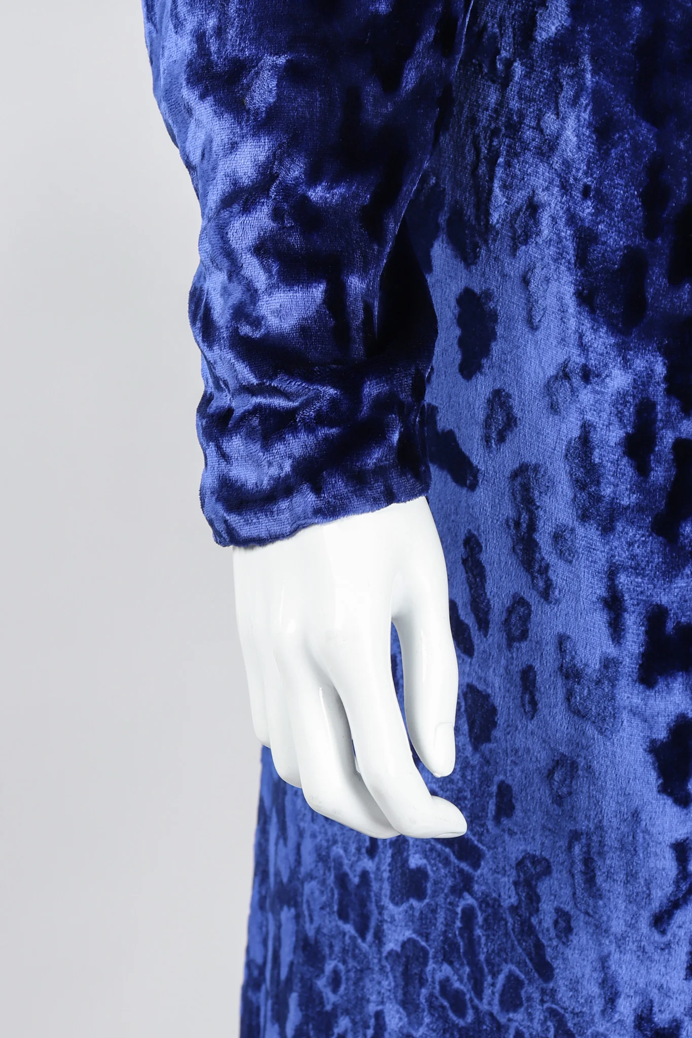 Blue Velvet Cheetah Dress - Image 8