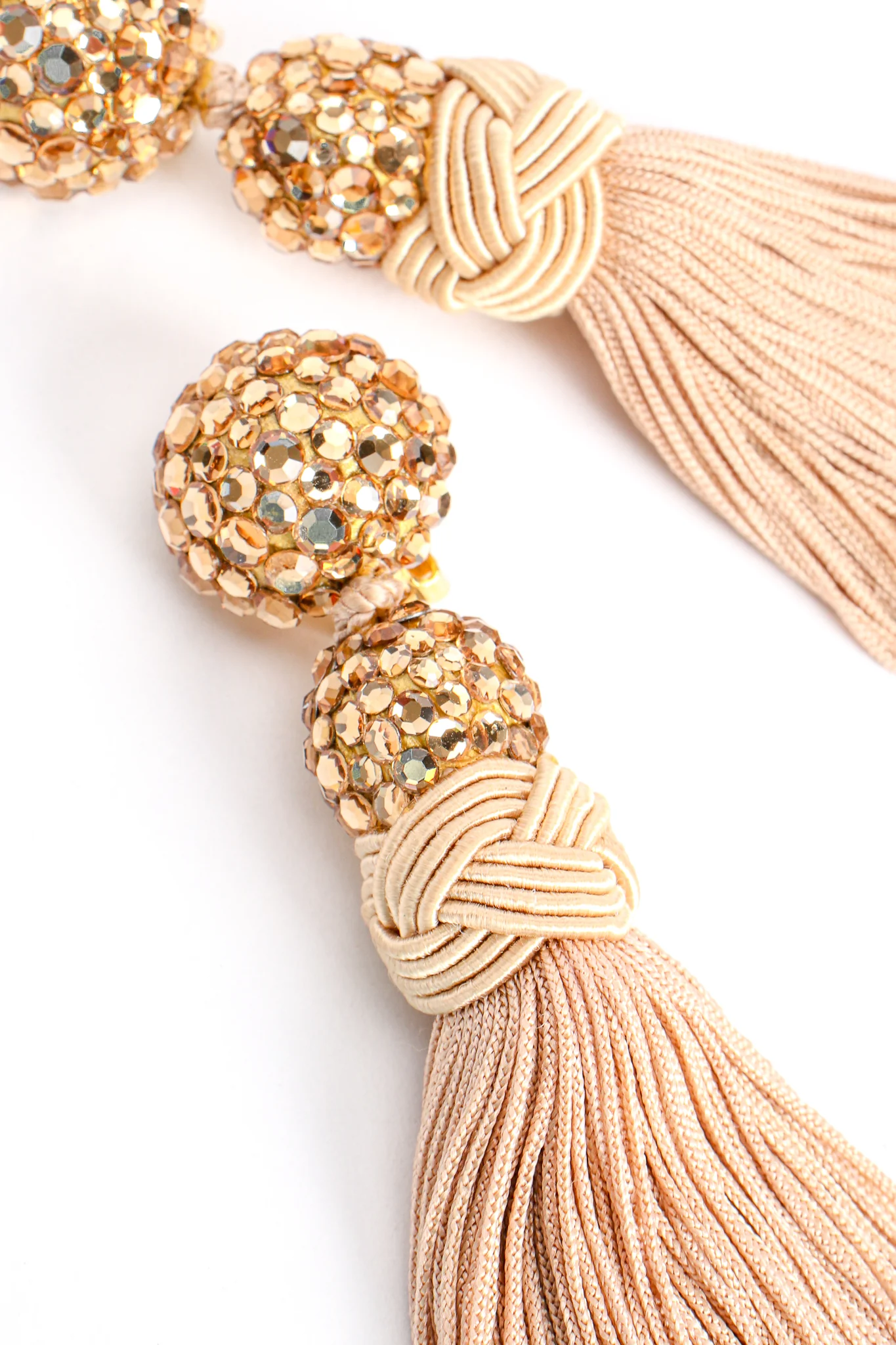 Blush Long Tassel Earrings - Image 7