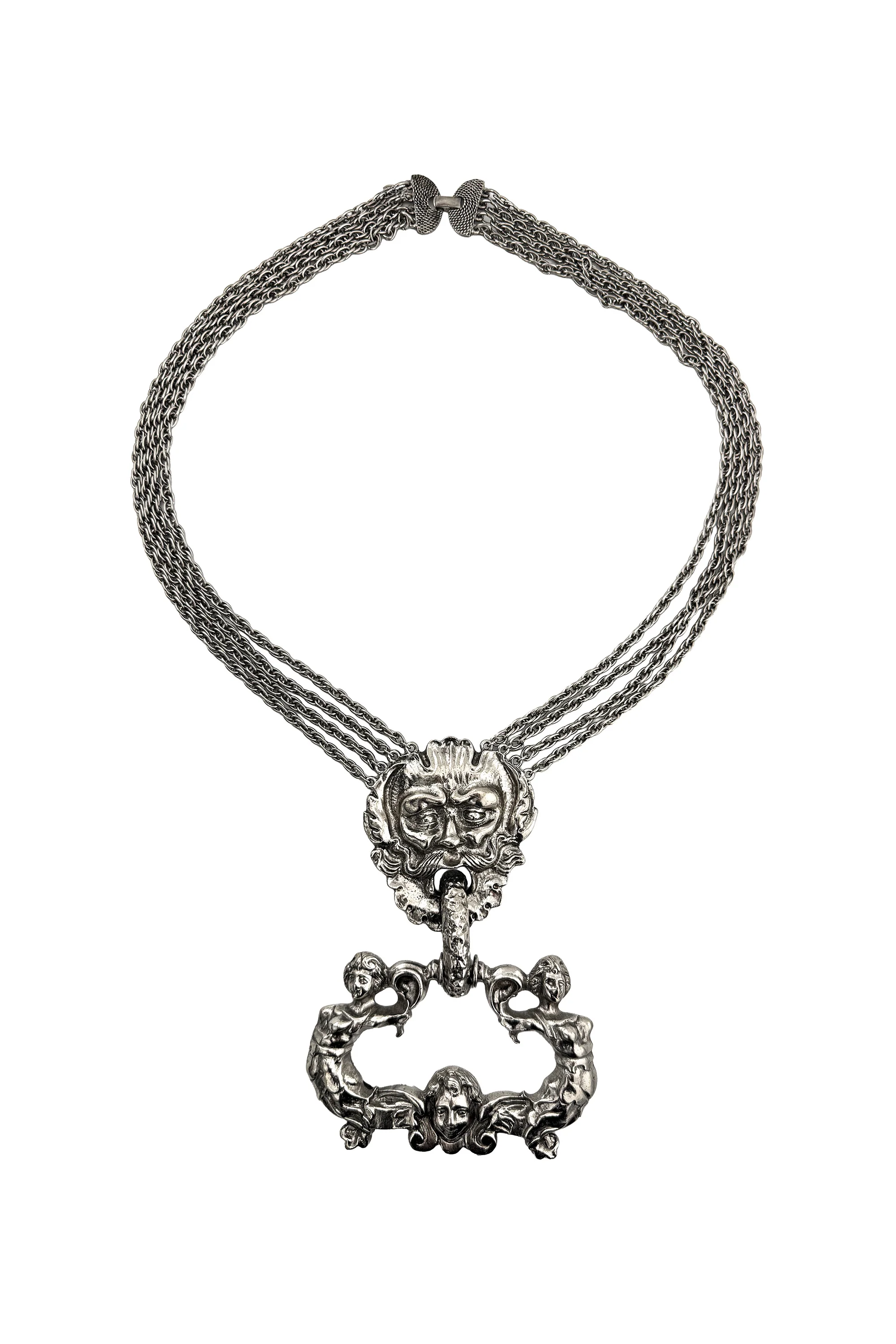 Boca De Veritas Door Knocker Necklace II