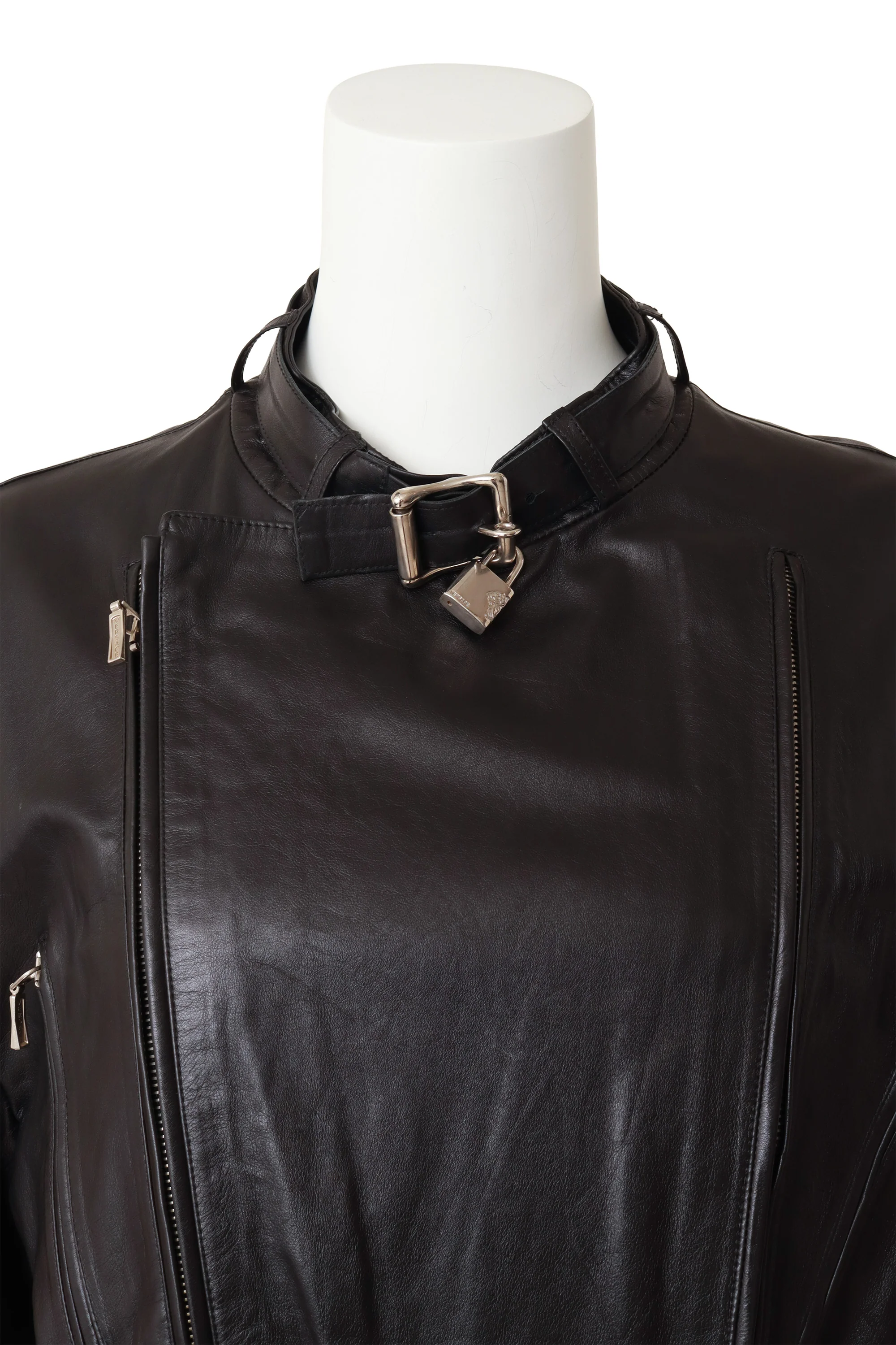 Bondage Buckle Moto Jacket - Image 3