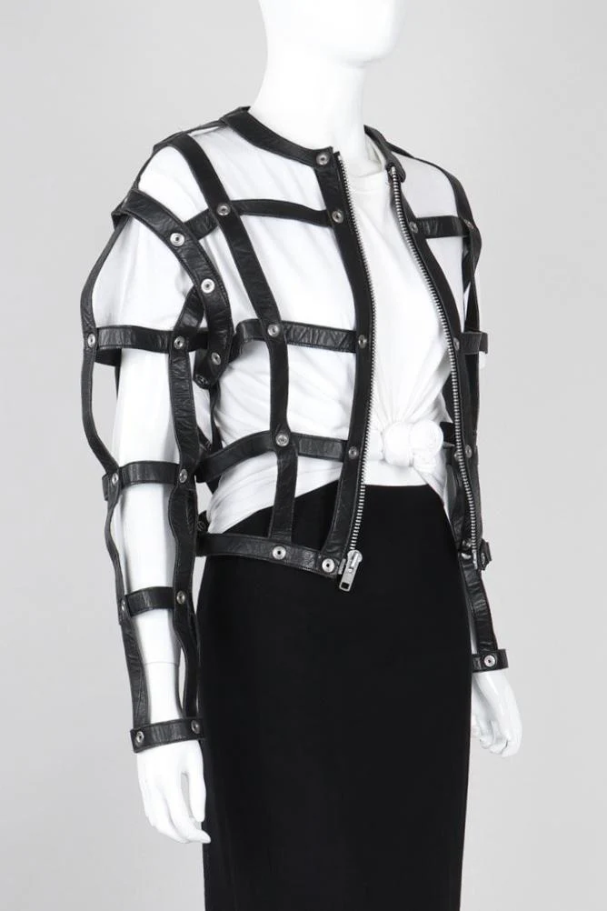 Bondage Cage Bomber Jacket - Image 3