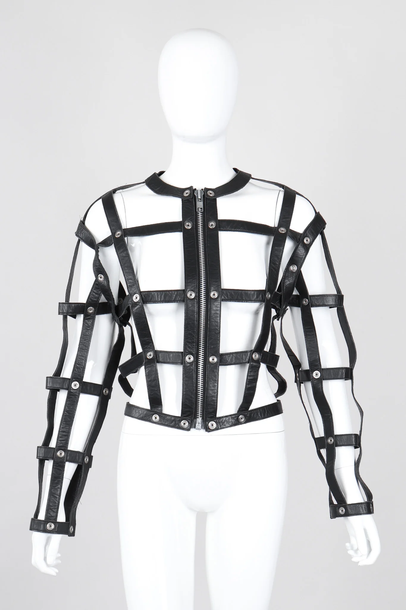 Bondage Cage Bomber Jacket - Image 5