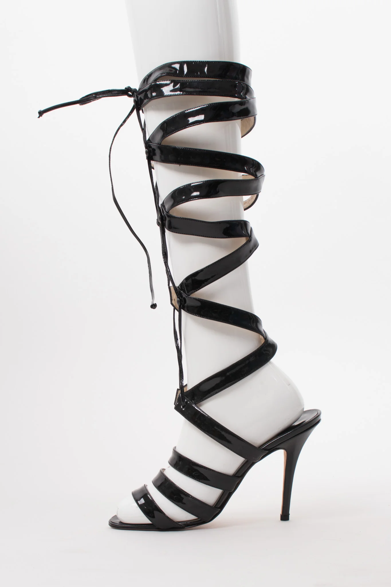 Bondage Gladiator Cage Heels - Image 4