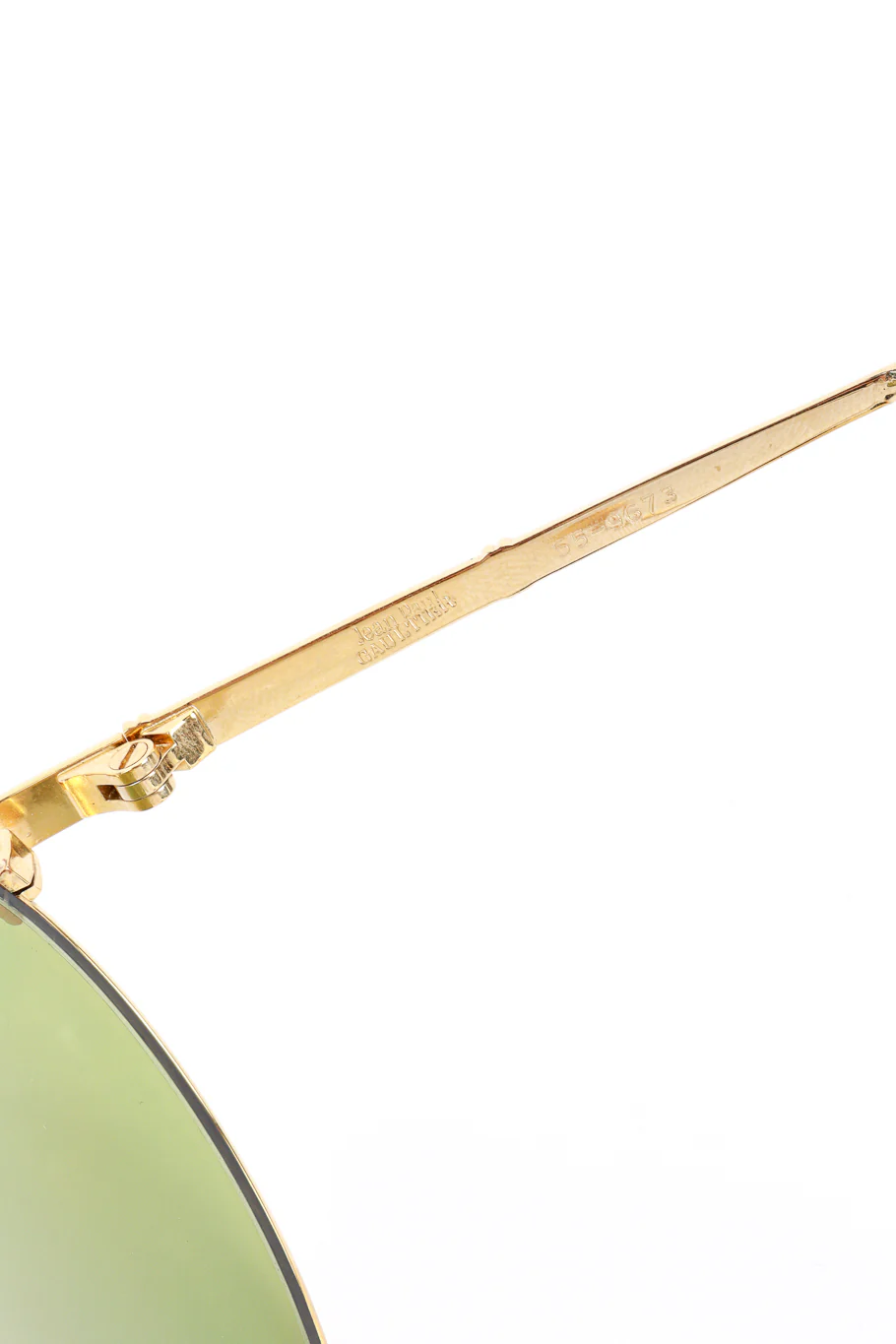 Bottle Green Bead Drop Arm Sunglasses - Image 8