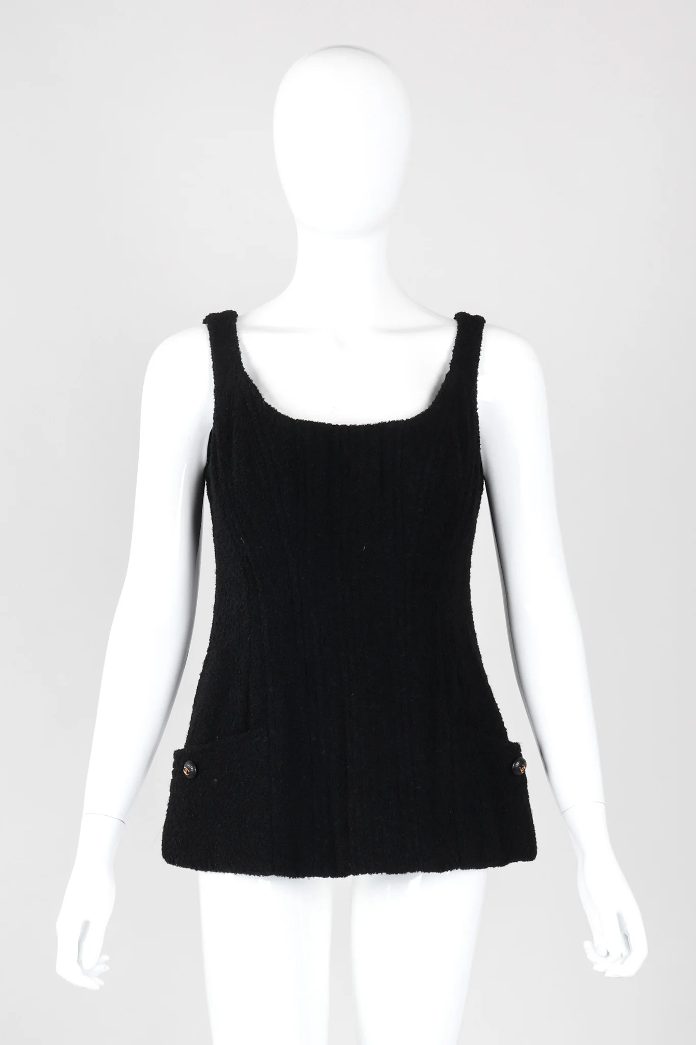 Bouclé Boned Corset Tank - Image 2