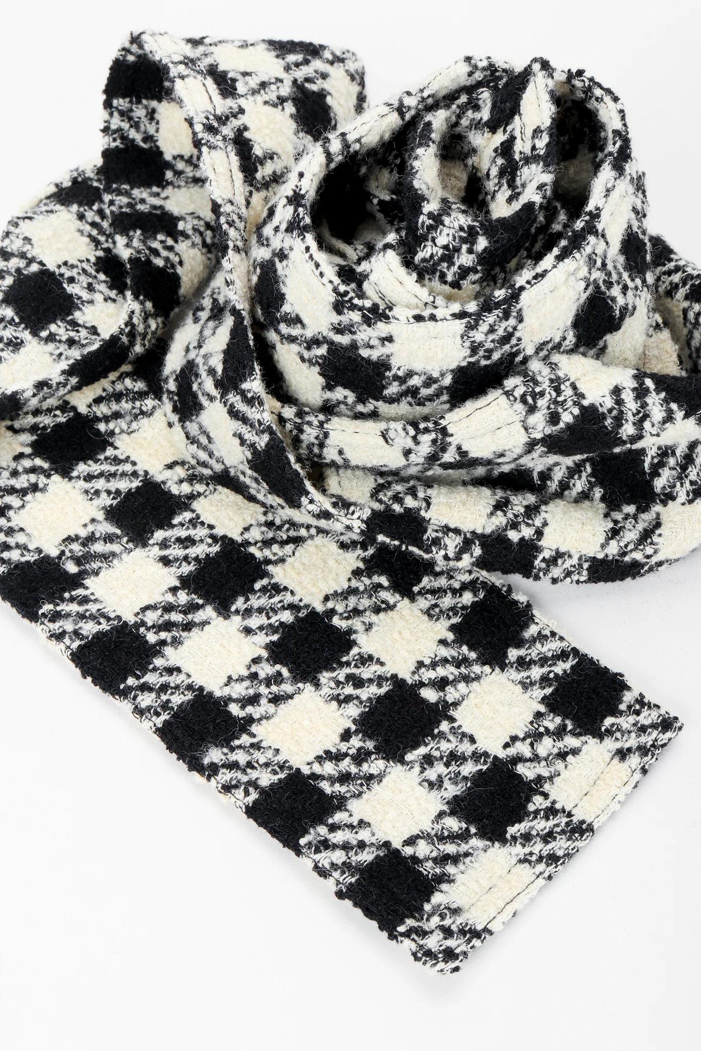 Bouclé Checked Jacket & Skirt Set - Image 13