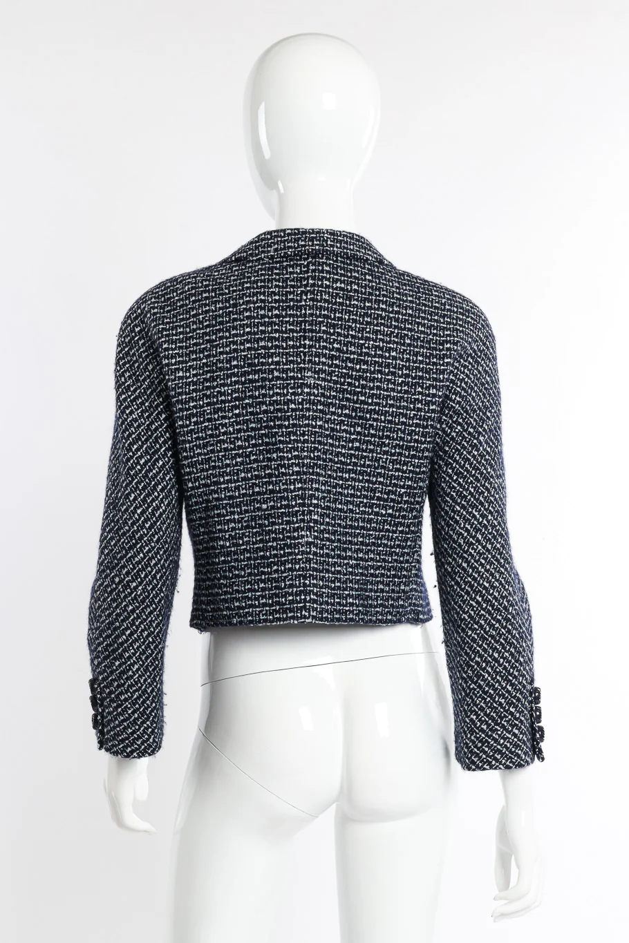 Bouclé Cropped Jacket - Image 3