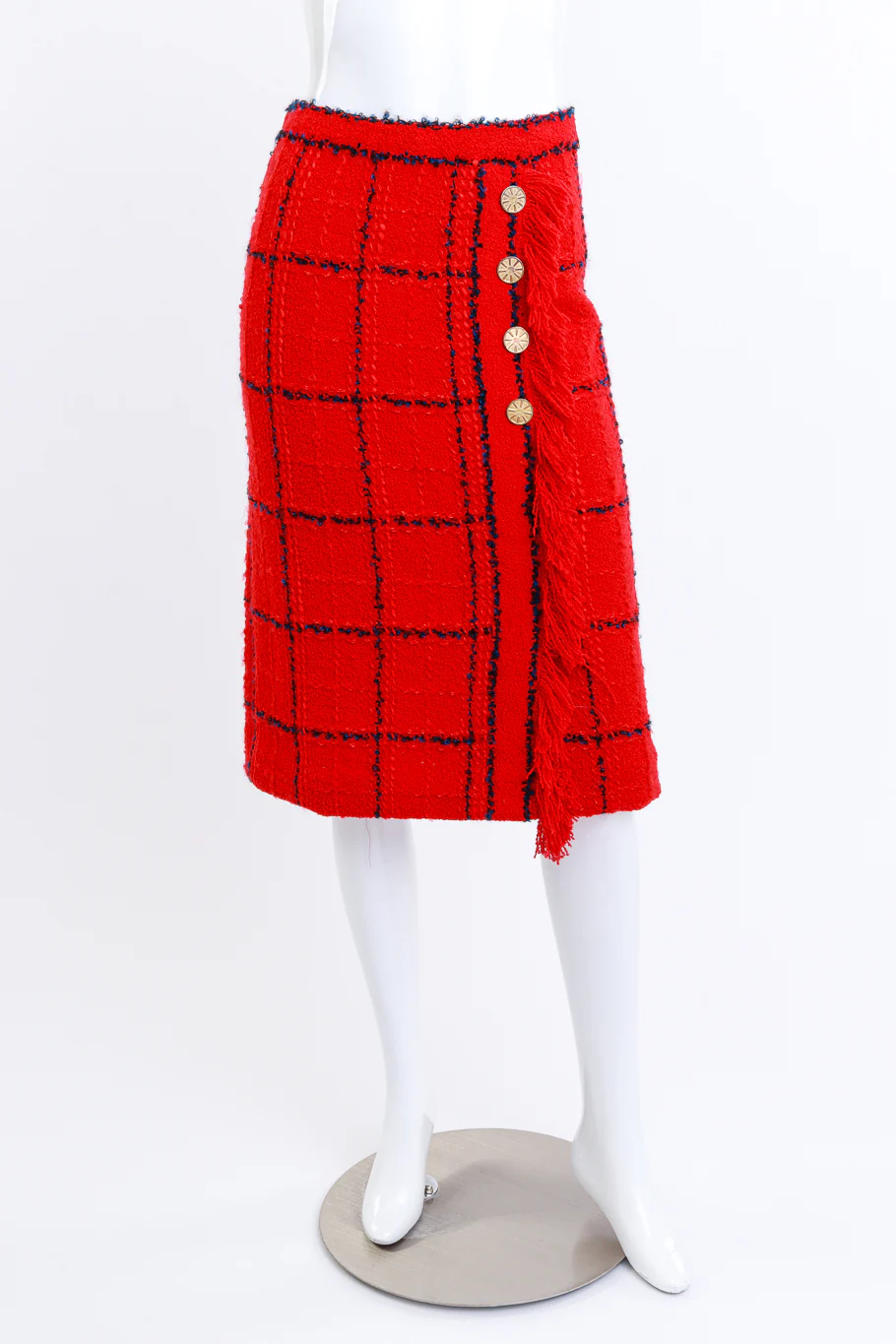 Bouclé Fringed Jacket & Skirt Suit - Image 5