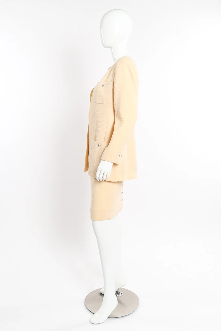 Bouclé Jacket and Skirt Set - Image 2
