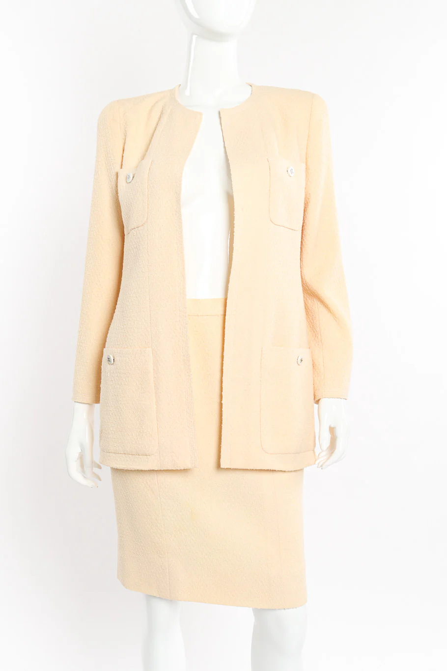 Bouclé Jacket and Skirt Set - Image 4