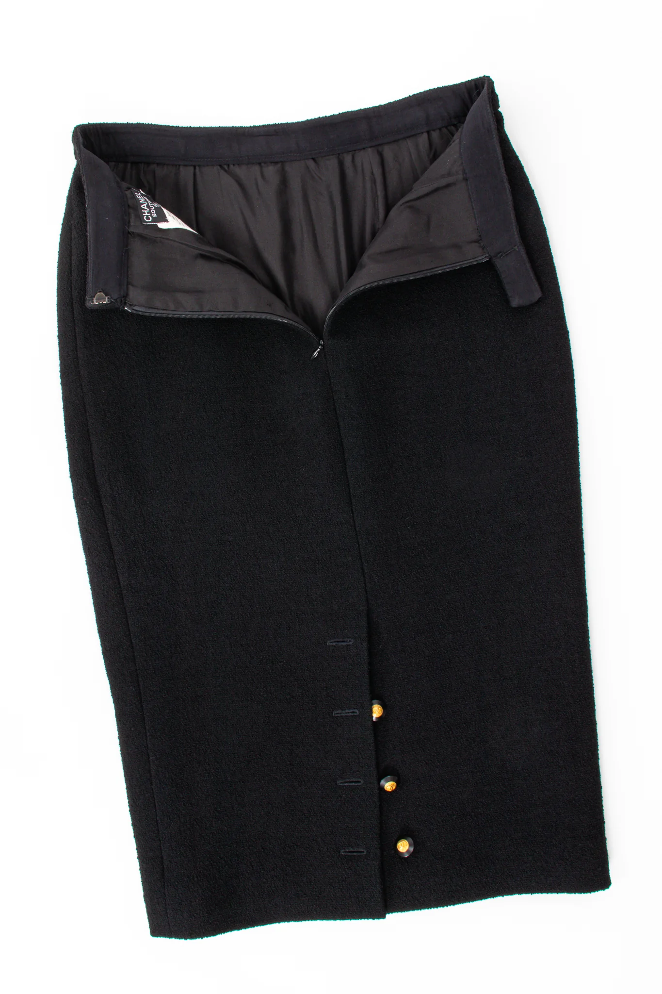 1993 A/W Bouclé Midi Pencil Skirt - Image 14