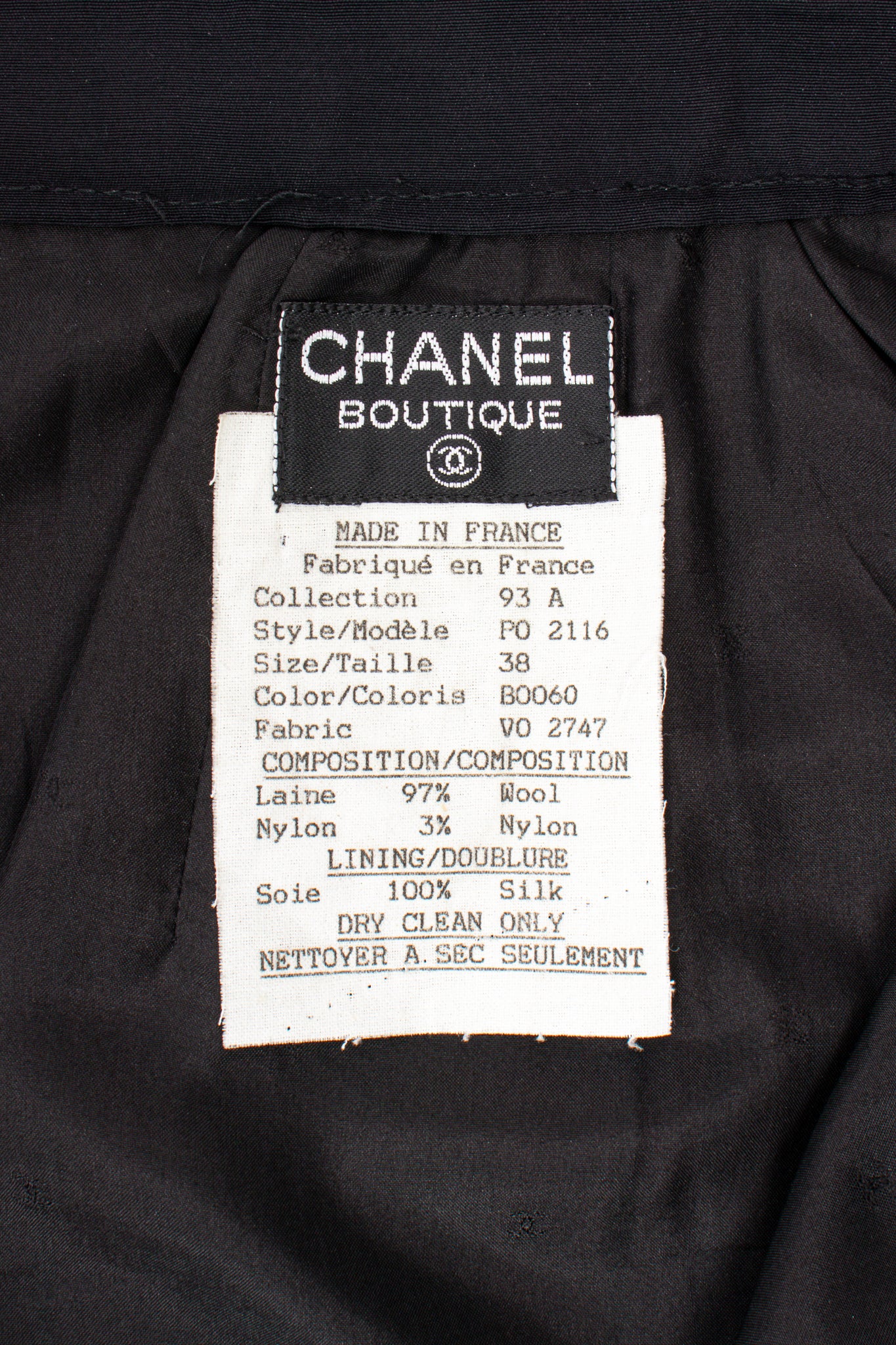 1993 A/W Bouclé Midi Pencil Skirt - Image 15