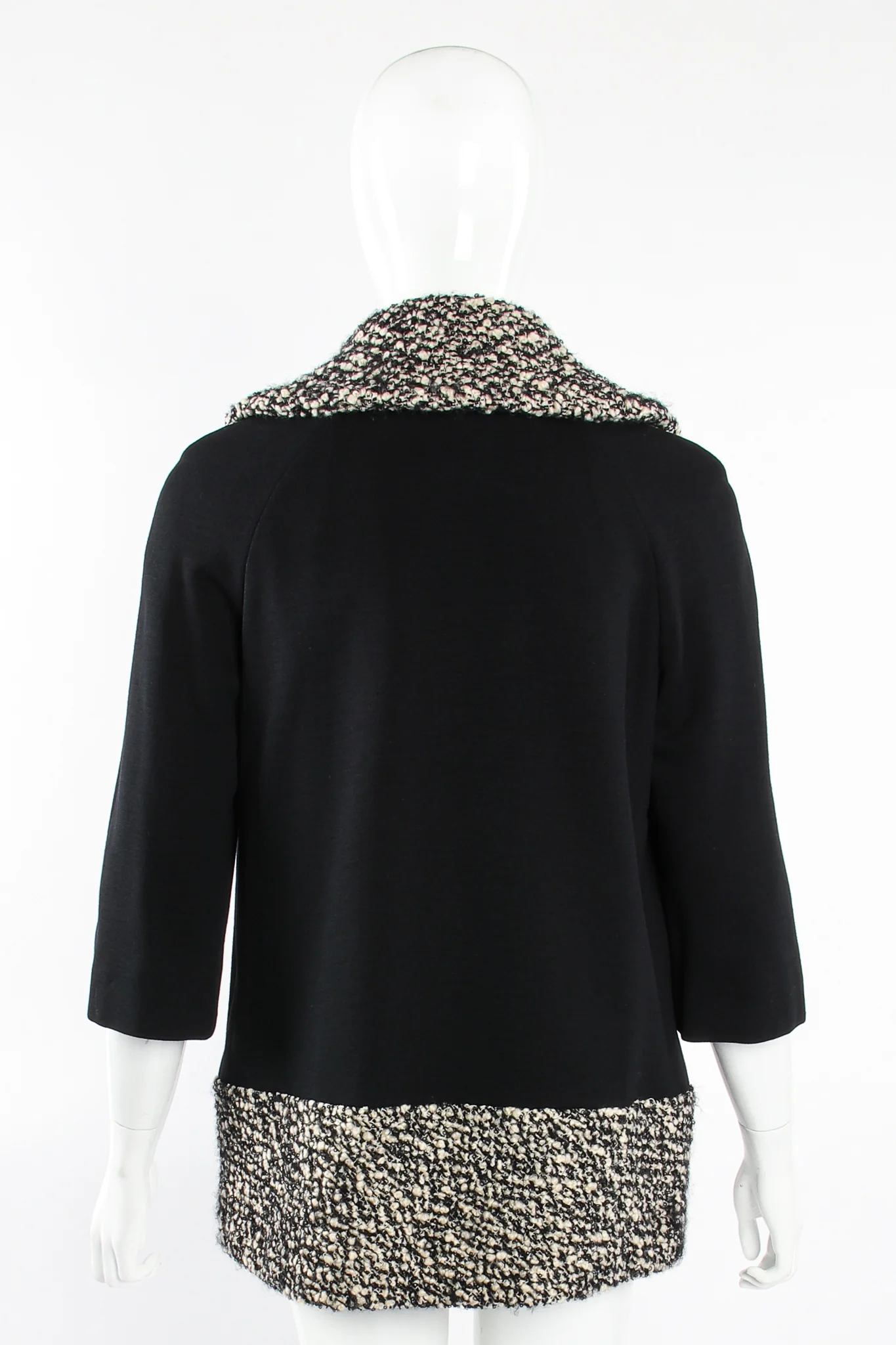 Bouclé Trim Bow Jacket - Image 6