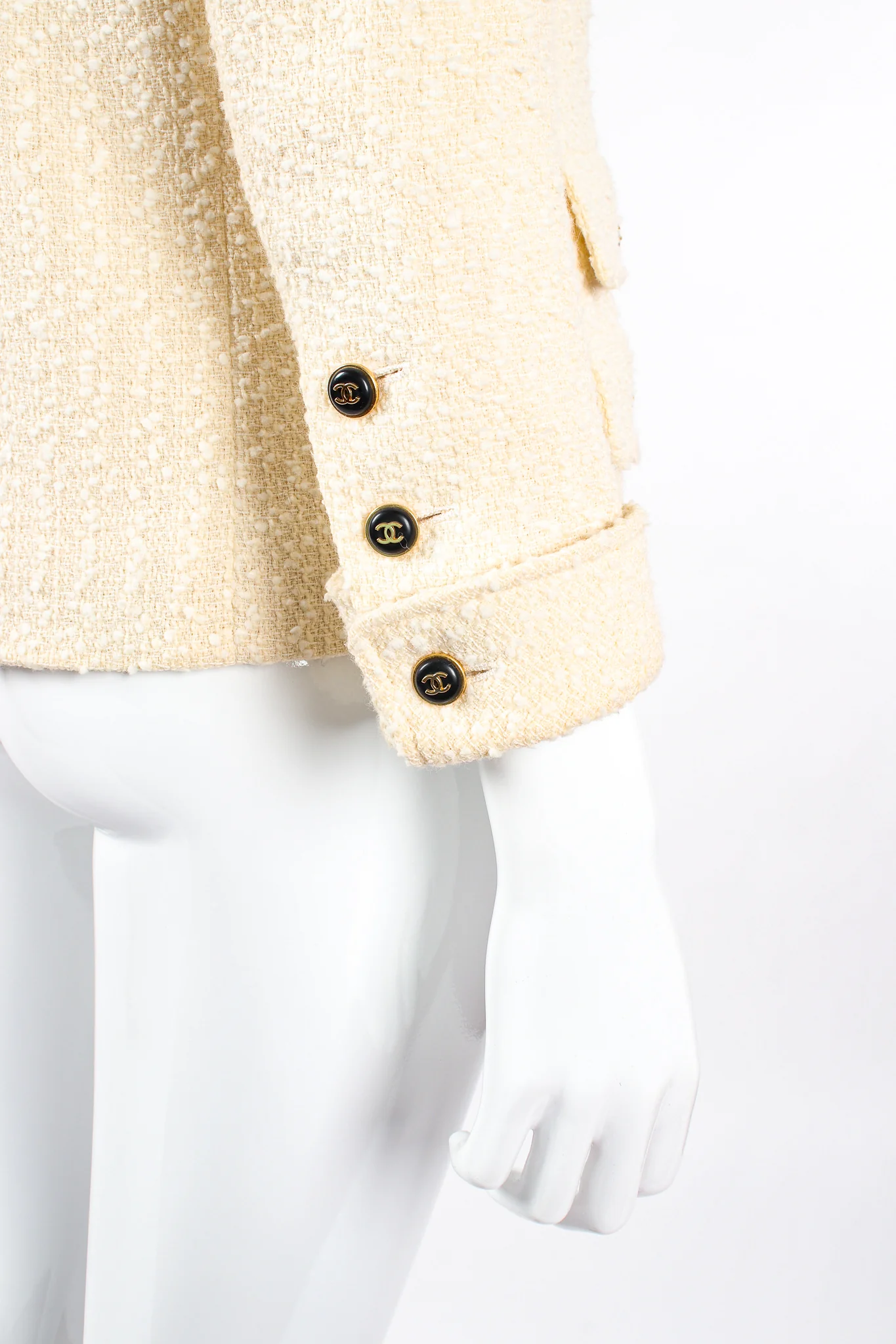 1995 A/W Bouclé Tweed Double Pocket Jacket - Image 13