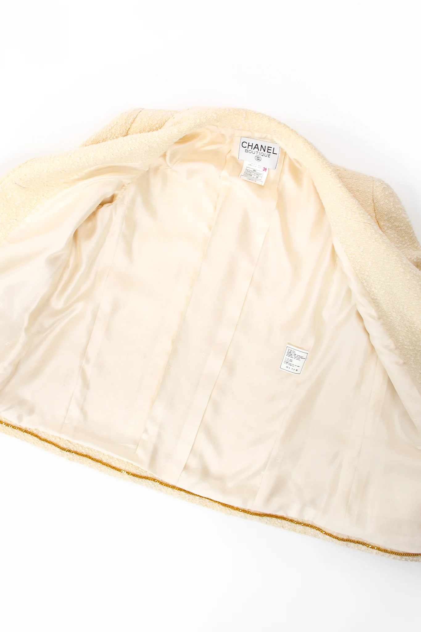 1995 A/W Bouclé Tweed Double Pocket Jacket - Image 18