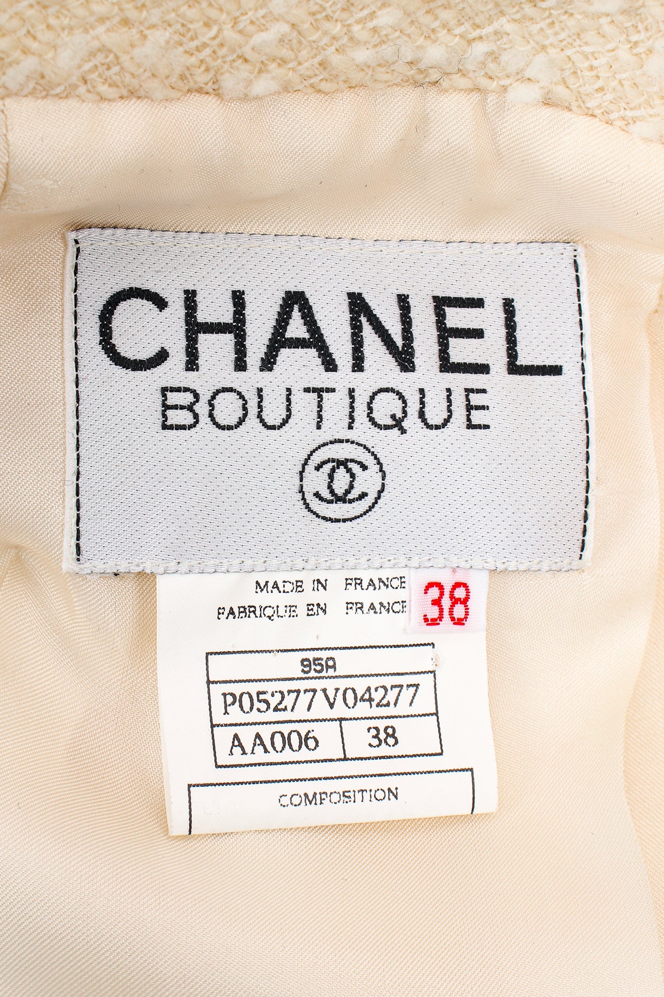 1995 A/W Bouclé Tweed Double Pocket Jacket - Image 19