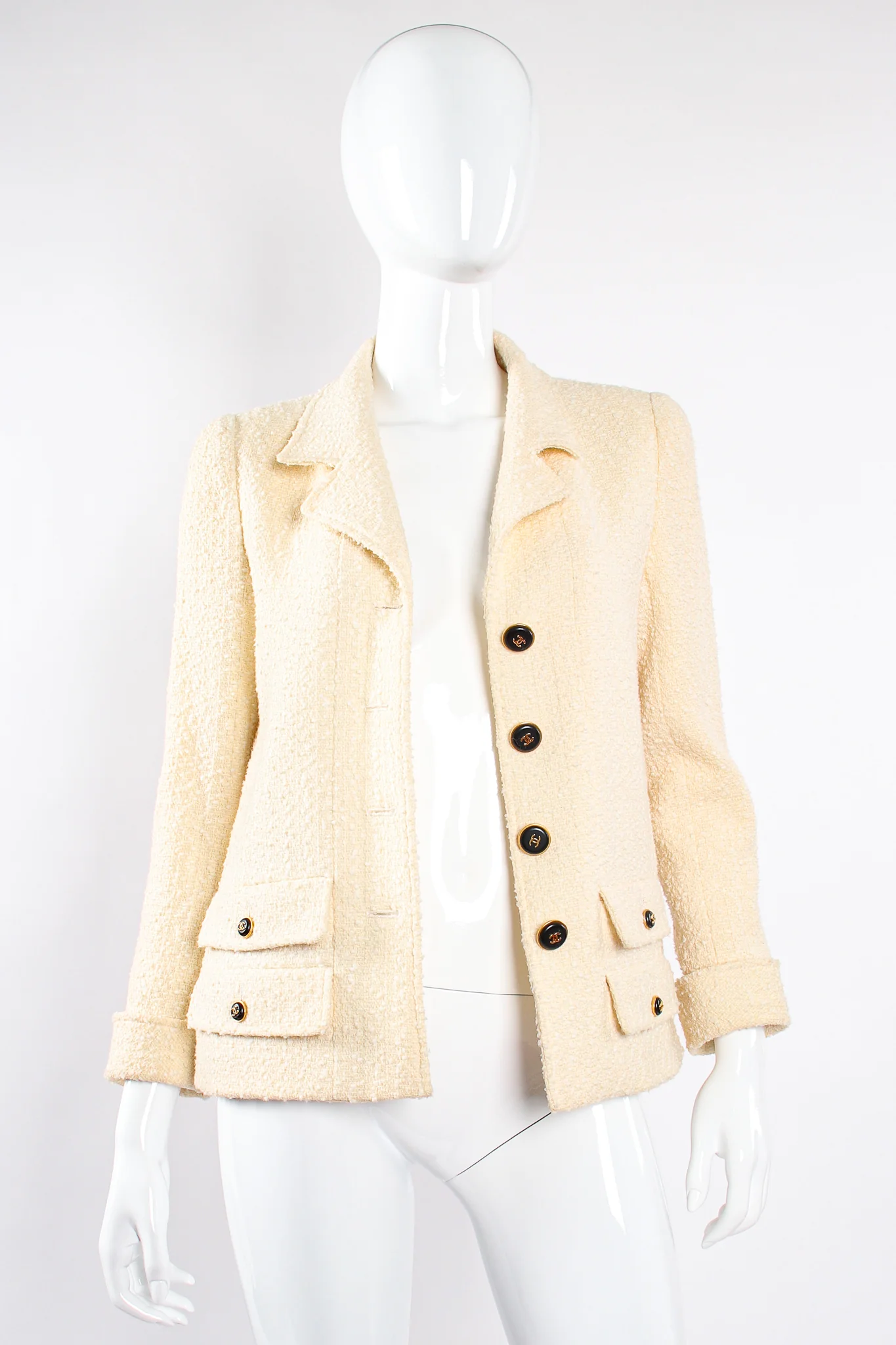 1995 A/W Bouclé Tweed Double Pocket Jacket - Image 7
