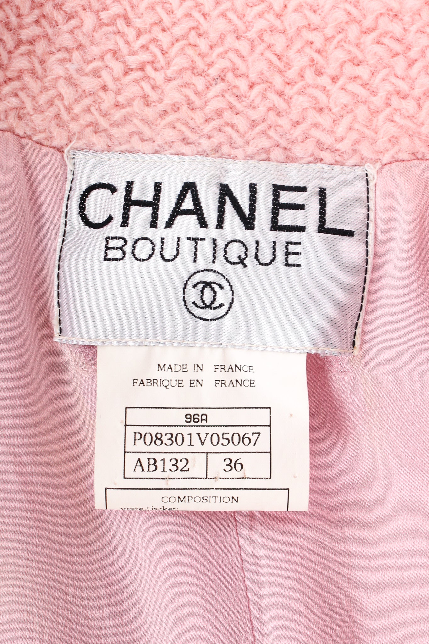1996 A/W  Bouclé Tweed Gripoix Button Jacket - Image 10