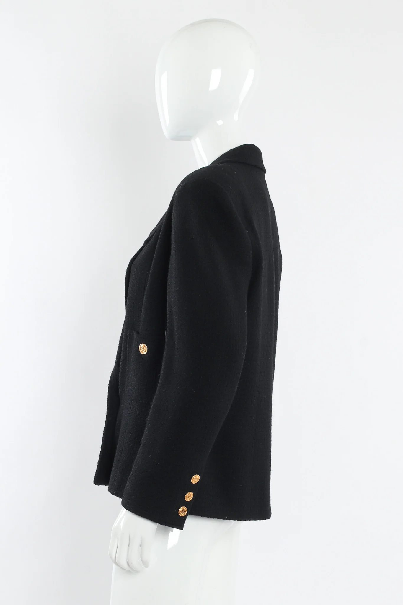 Boucle Wool Jacket & Skirt Set - Image 6