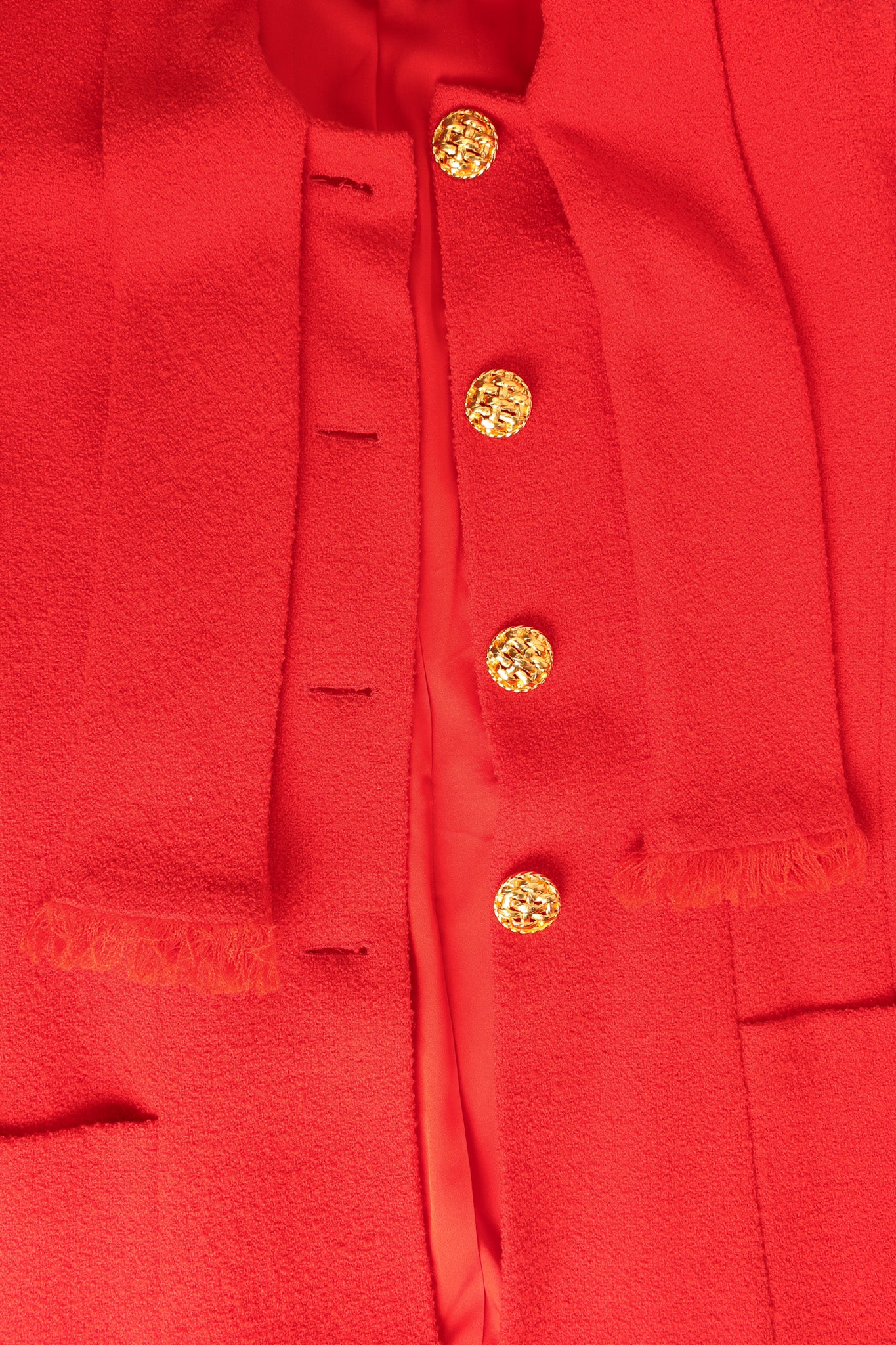 Boucle Wool Jacket & Skirt Set - Image 11