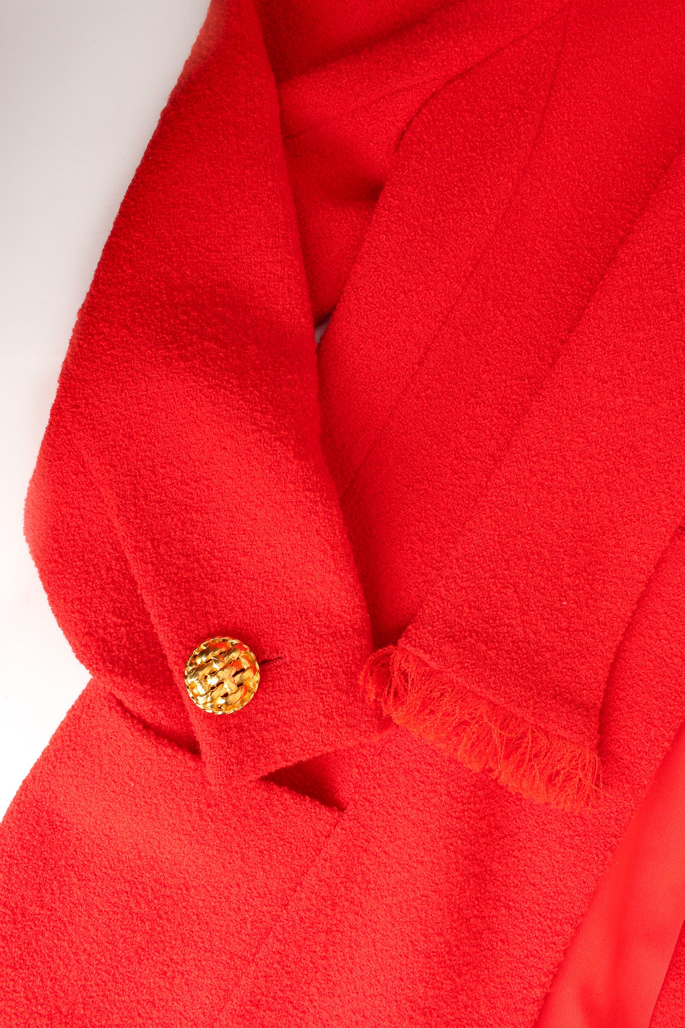 Boucle Wool Jacket & Skirt Set - Image 13