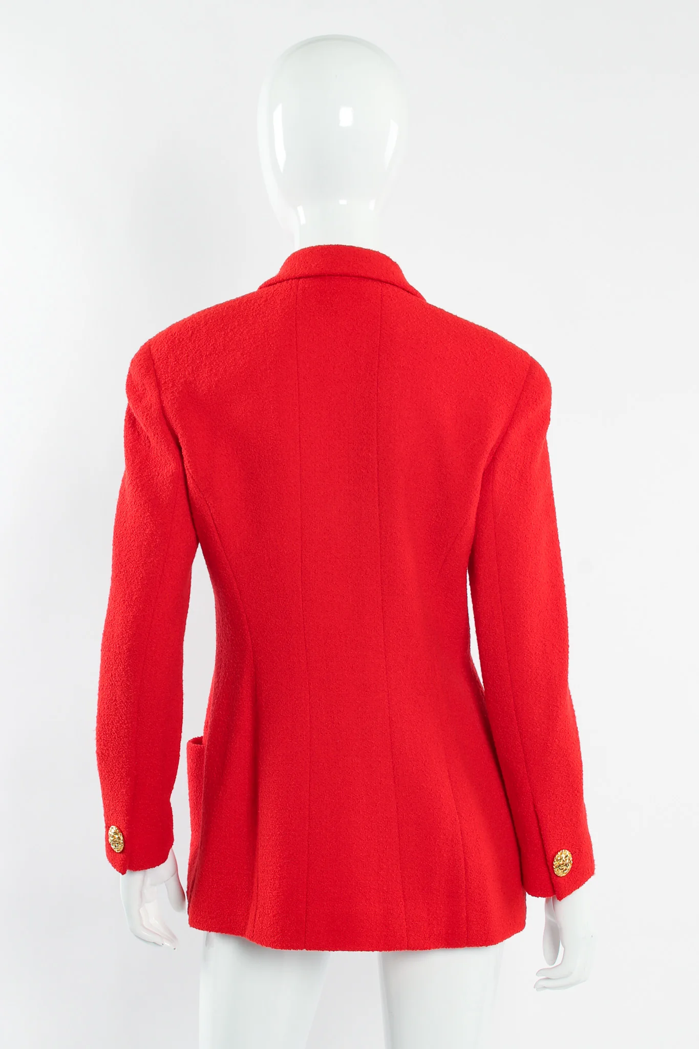 Boucle Wool Jacket & Skirt Set - Image 7