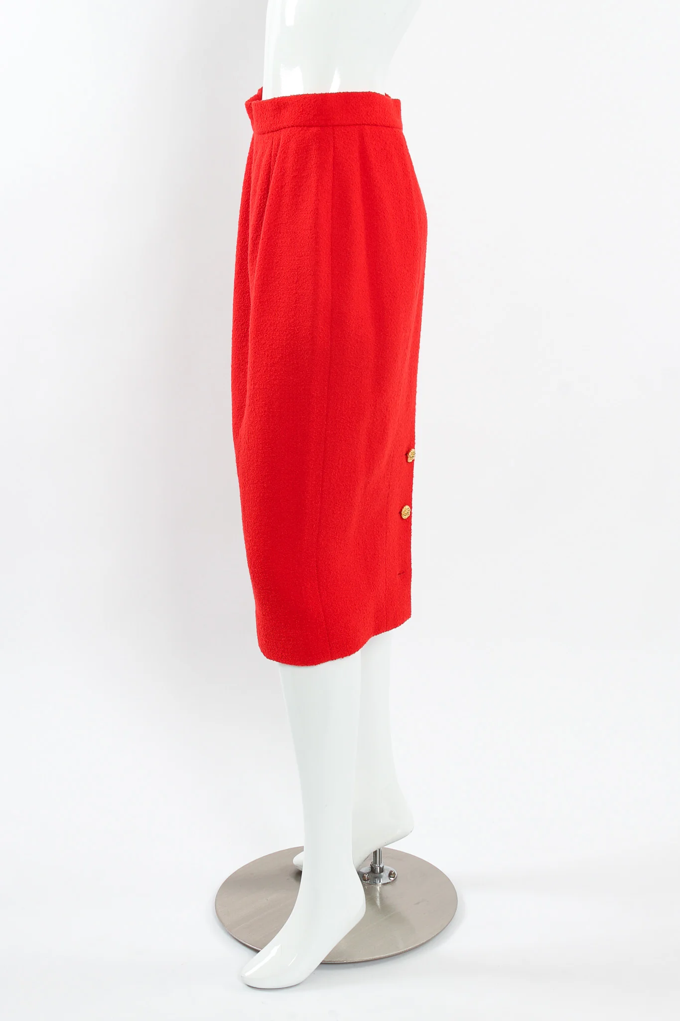 Boucle Wool Jacket & Skirt Set - Image 9