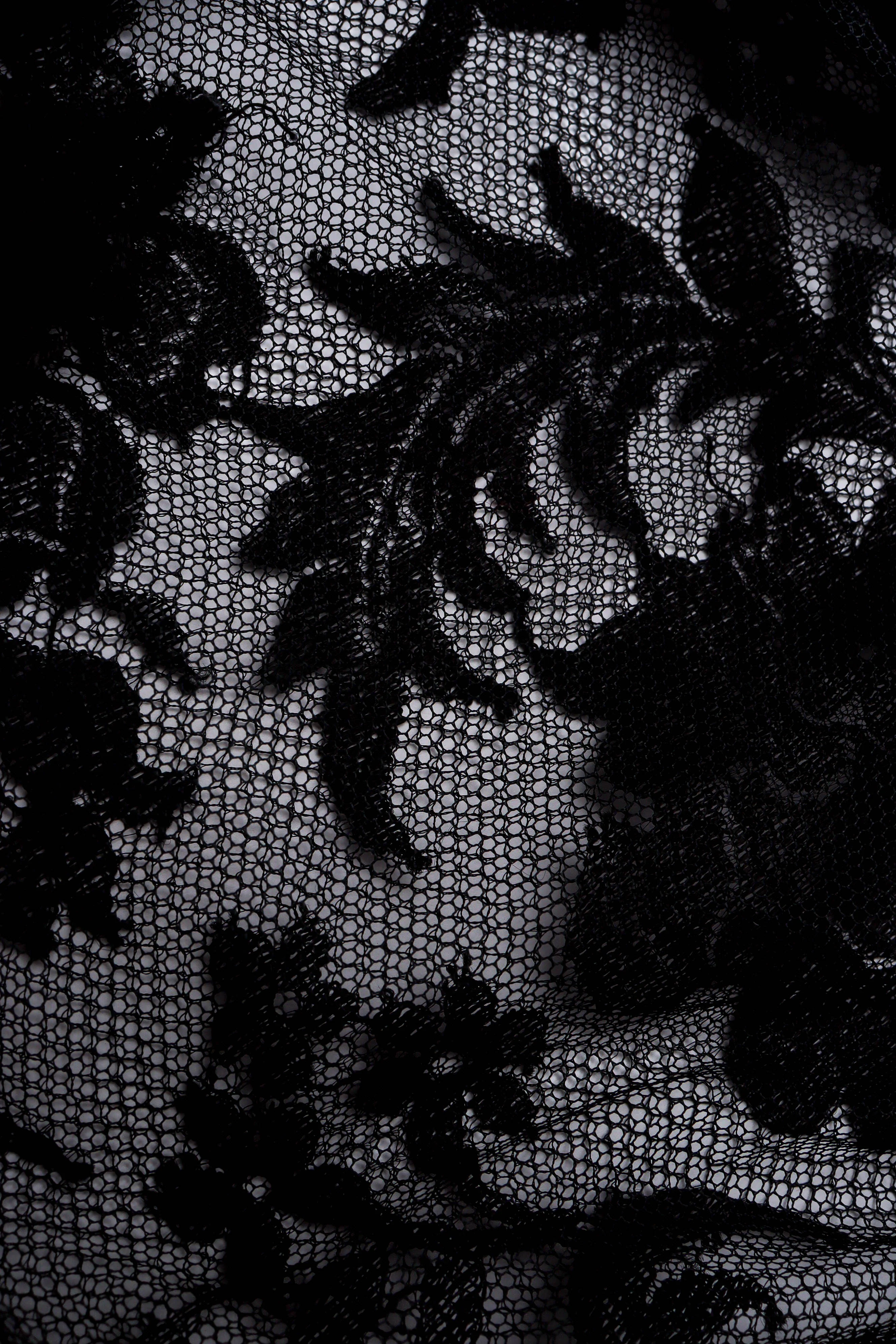 Sheer Lace Bow Dress - Image 9