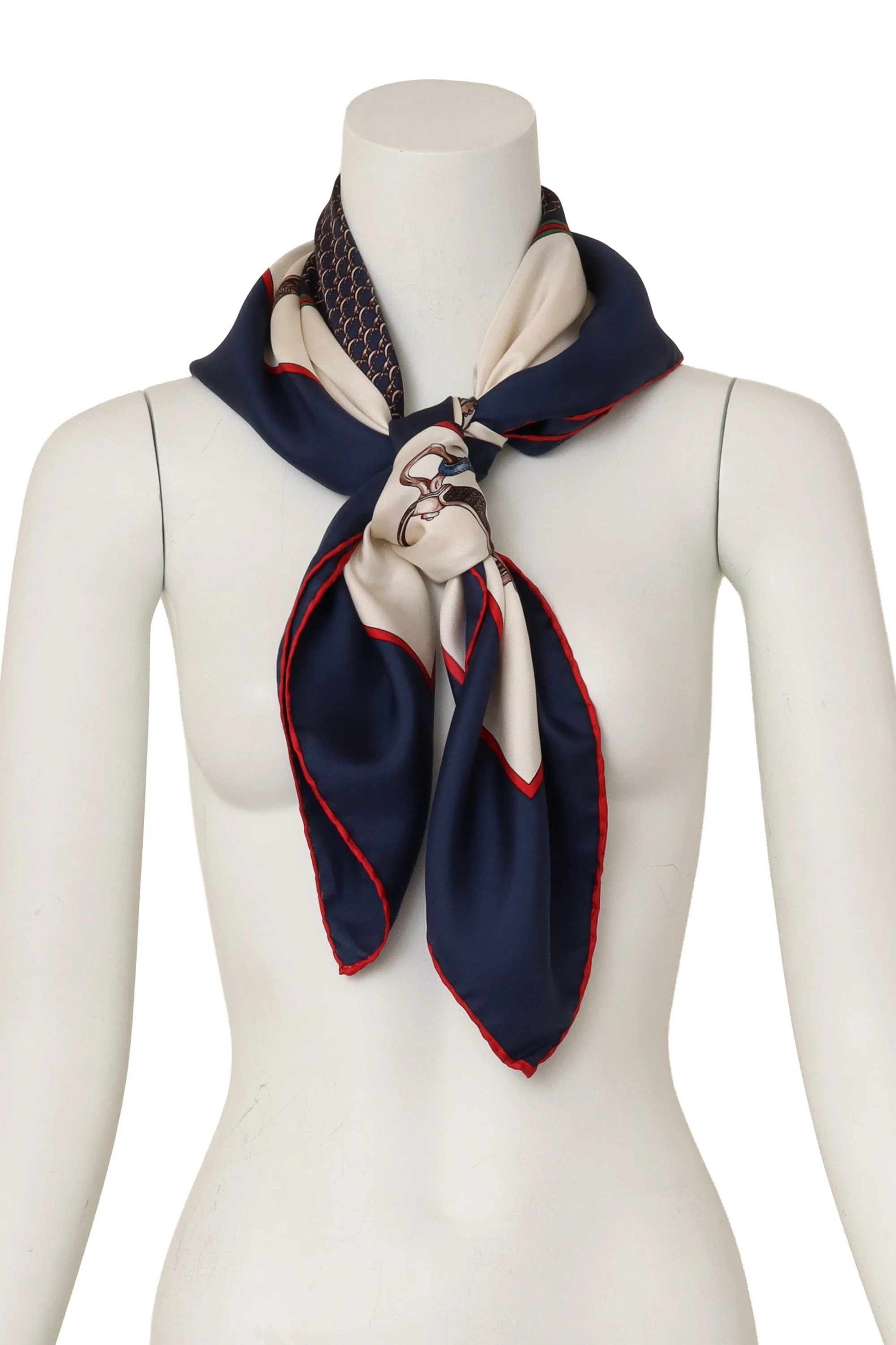 Box Stirrup Print Scarf - Image 2