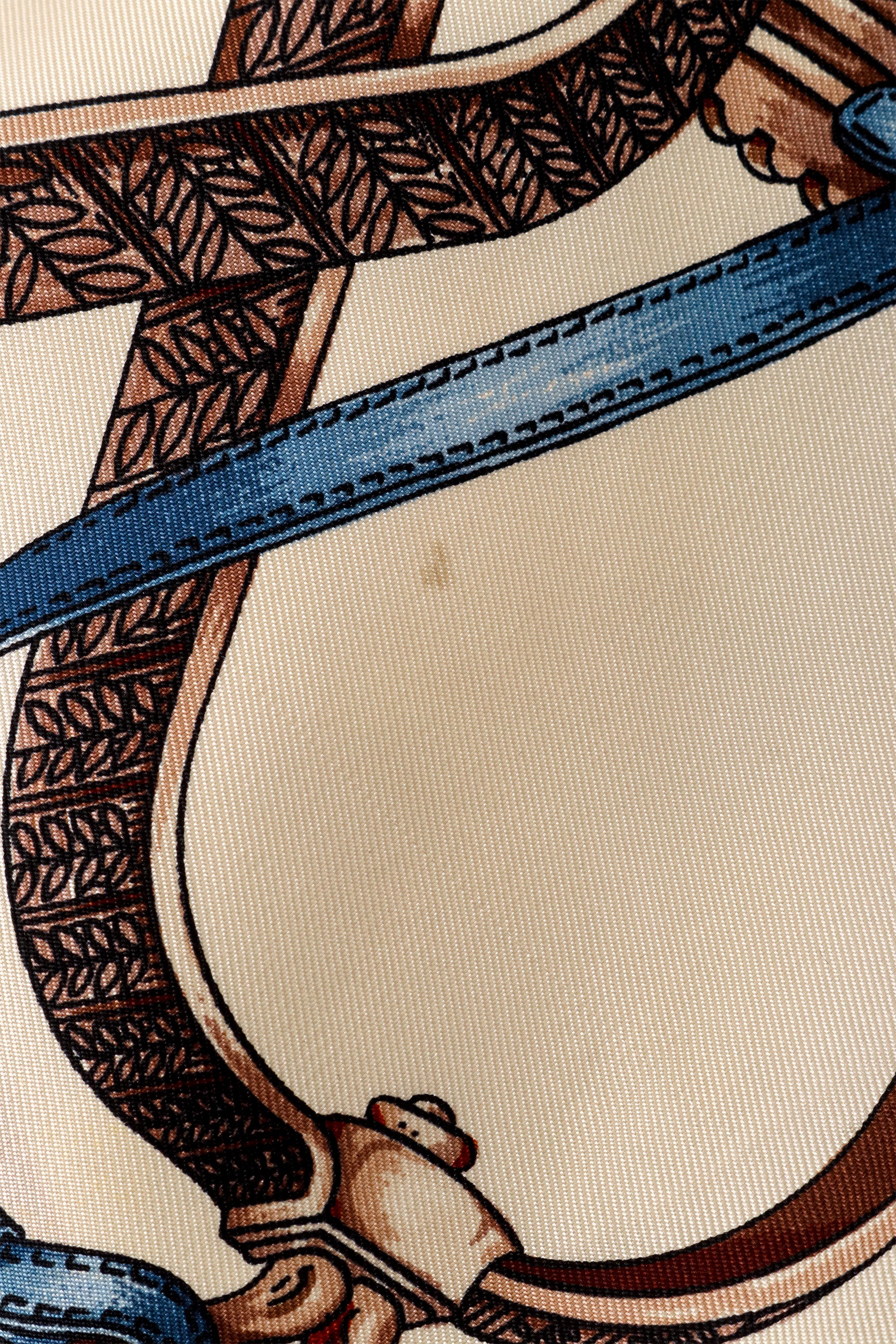 Box Stirrup Print Scarf - Image 6