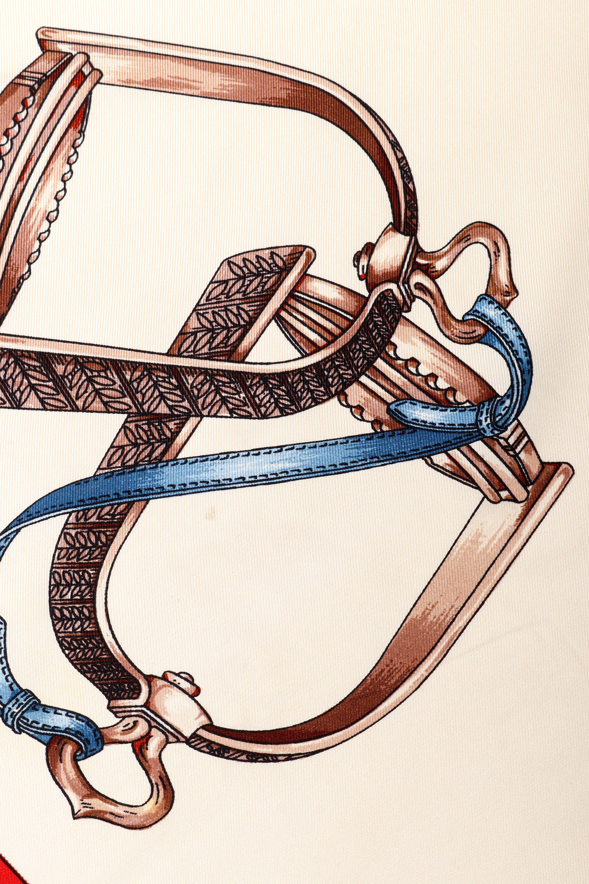 Box Stirrup Print Scarf - Image 7