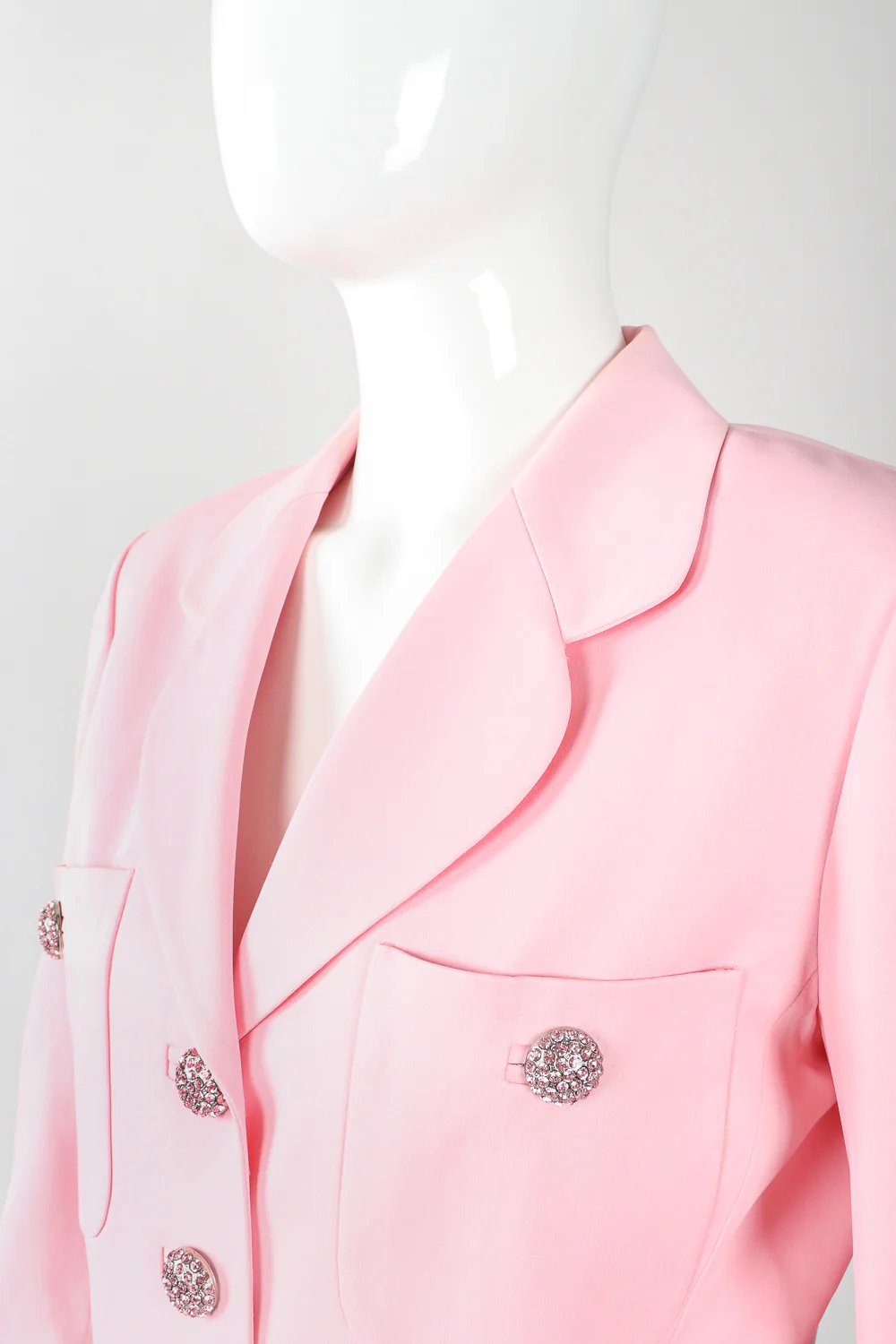 Boxy Cropped Sateen Jacket - Image 4