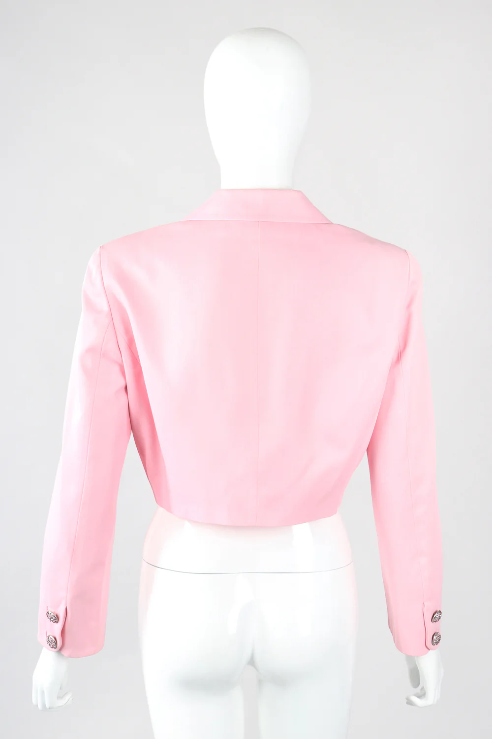 Boxy Cropped Sateen Jacket - Image 5