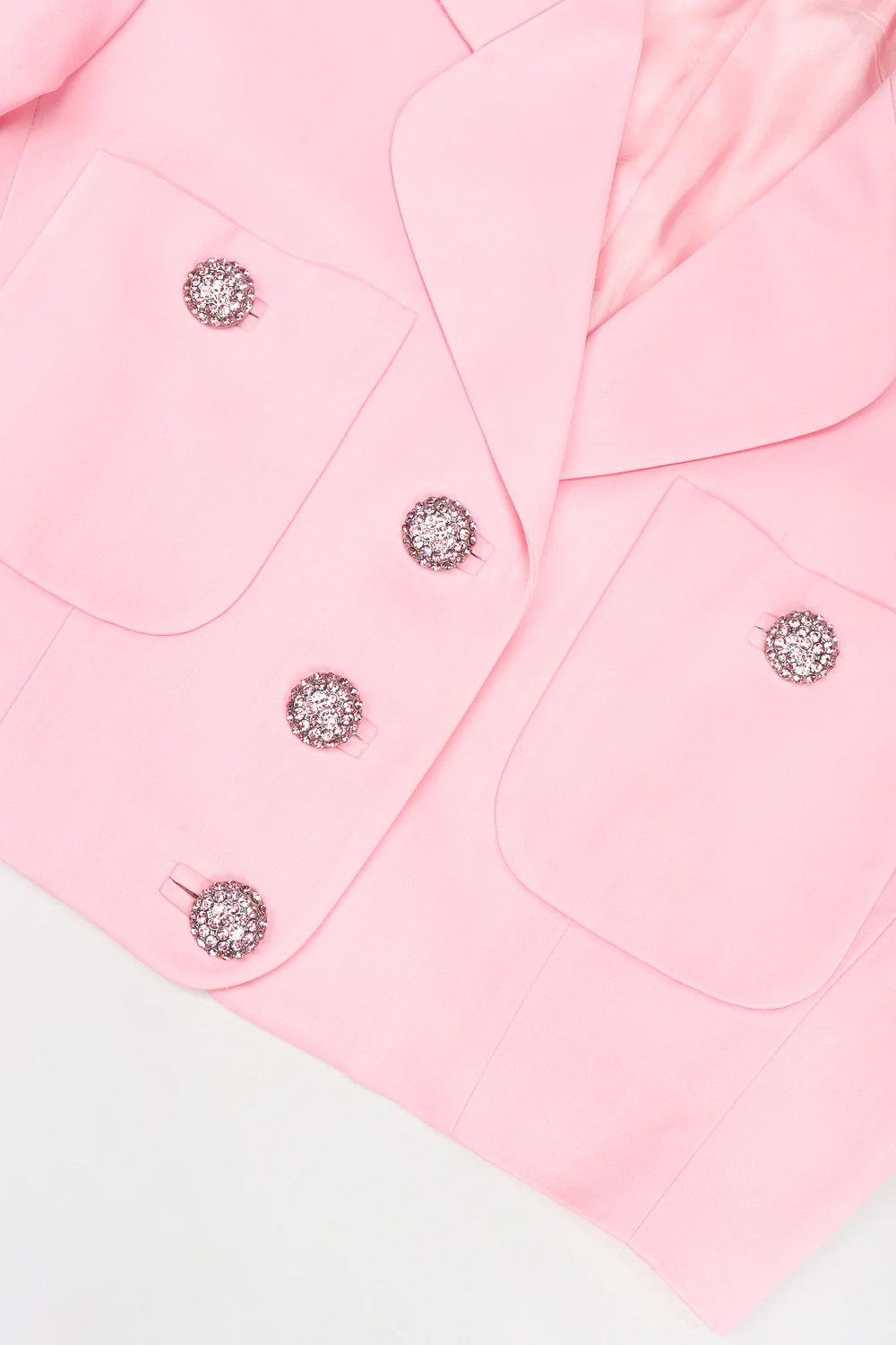 Boxy Cropped Sateen Jacket - Image 6