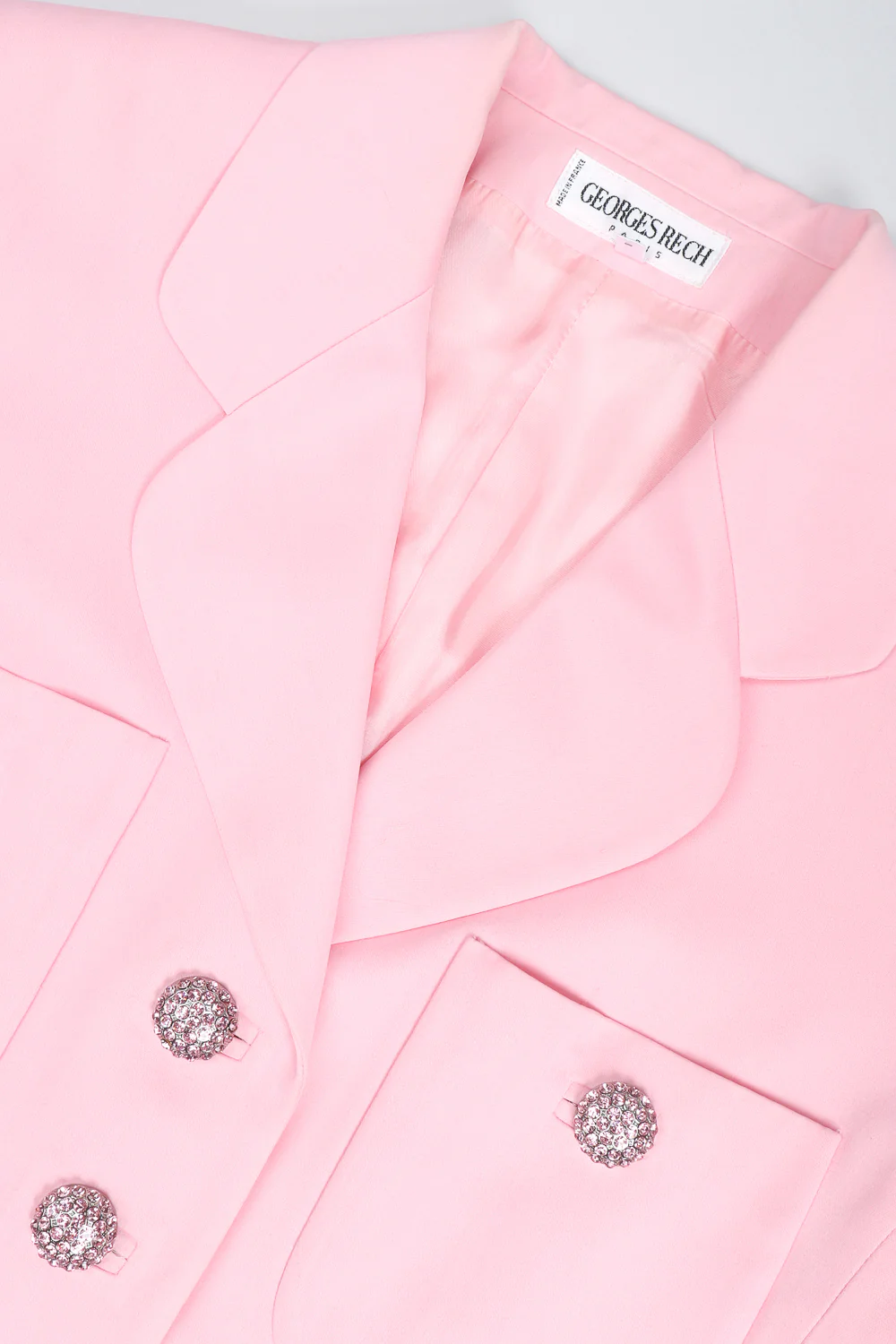 Boxy Cropped Sateen Jacket - Image 8