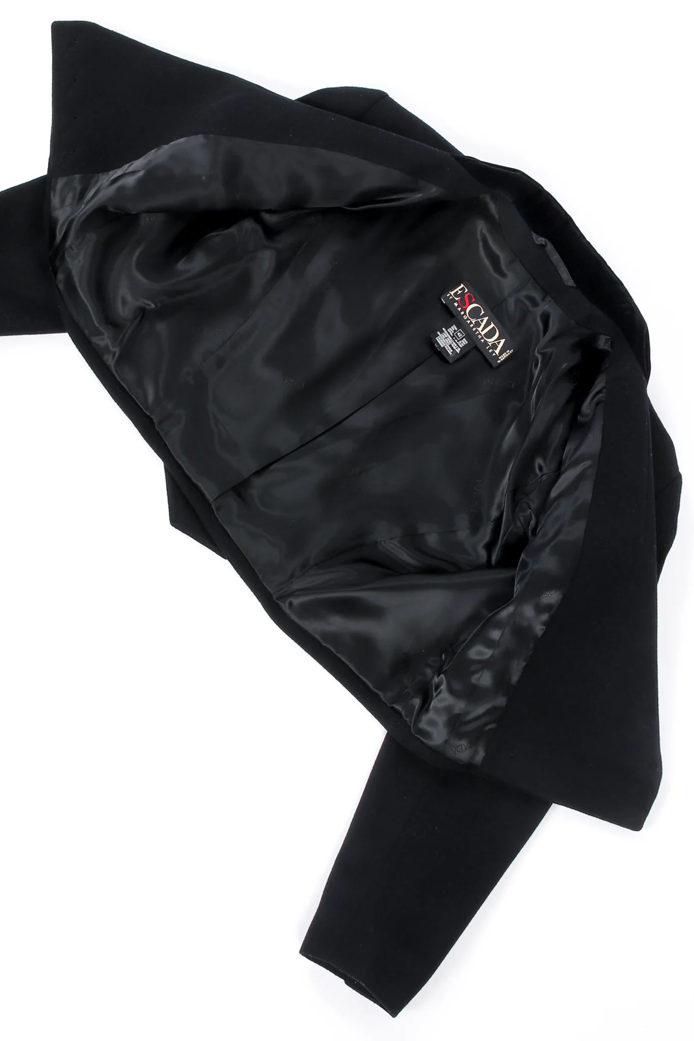Boxy Cropped Wool Jacket - Image 7