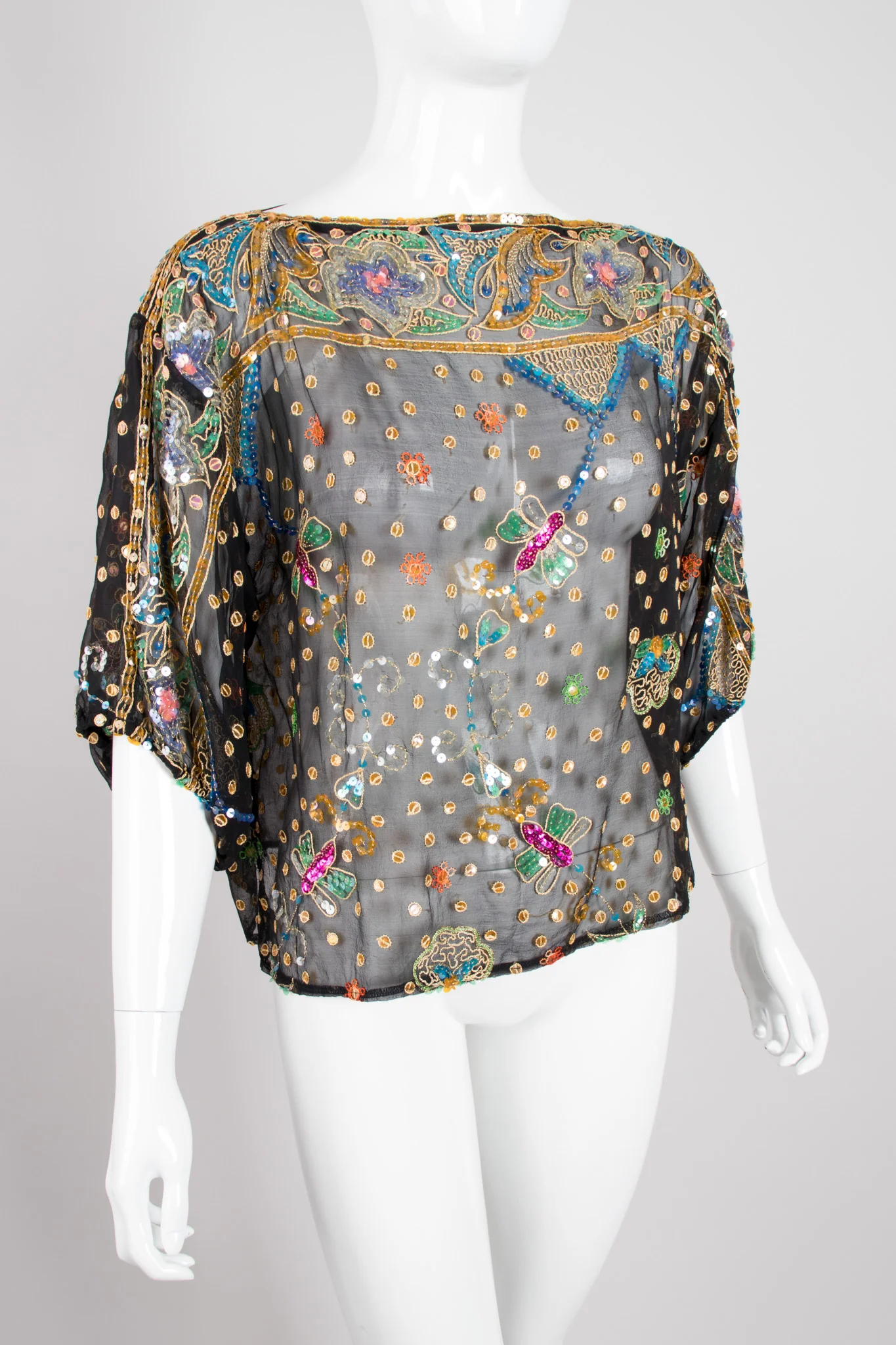 Boxy Sequin Butterfly Top - Image 9