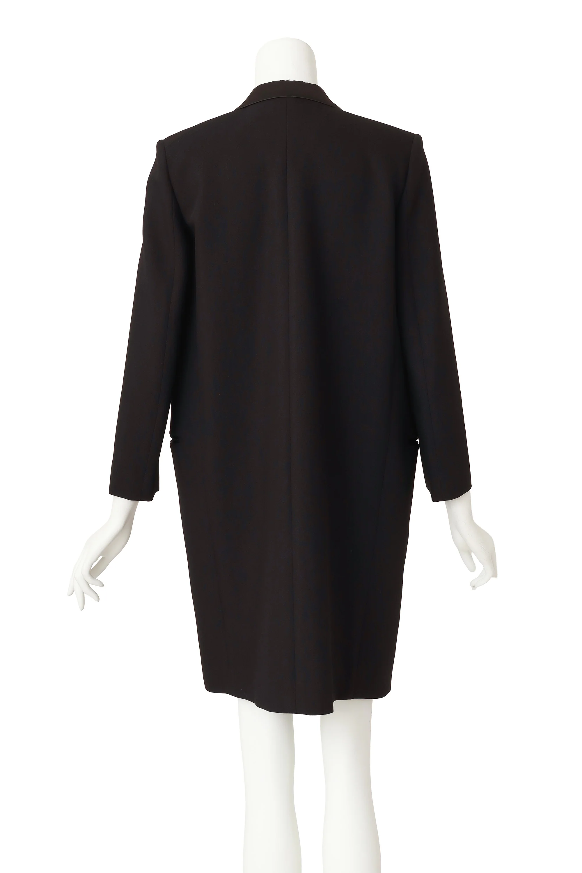 Boxy Wool Longline Blazer - Image 4