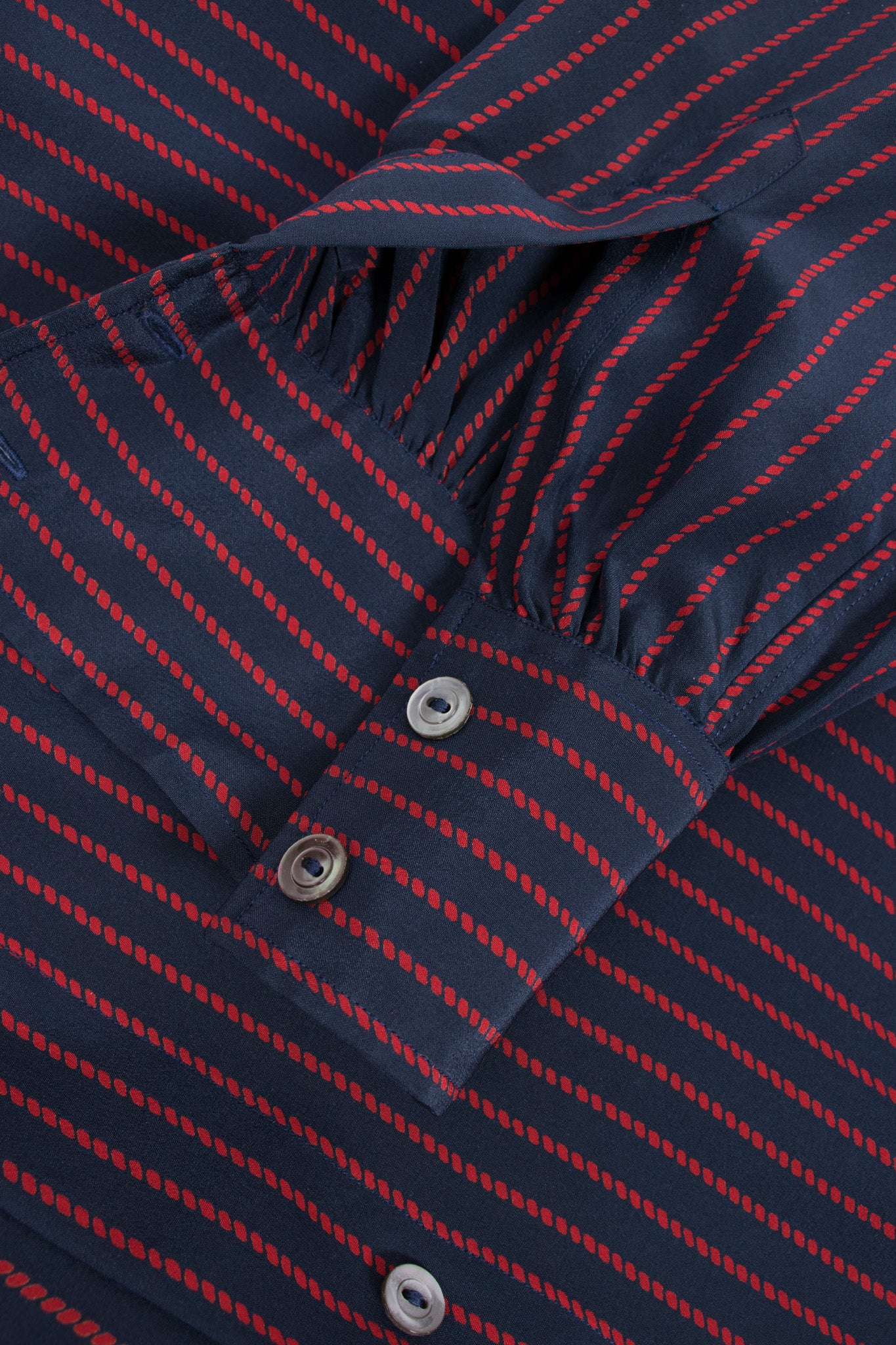 Braid Striped Silk Shirt - Image 10