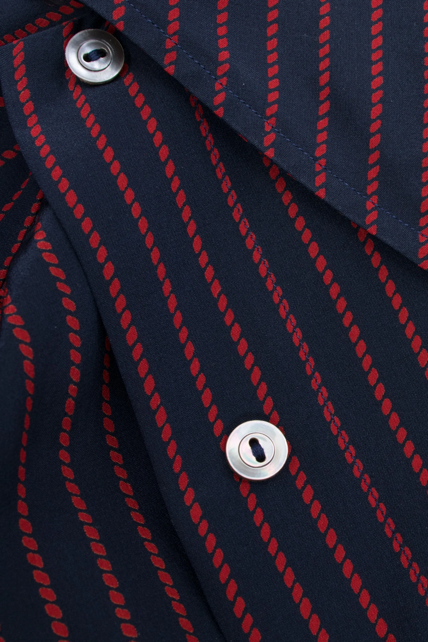 Braid Striped Silk Shirt - Image 11
