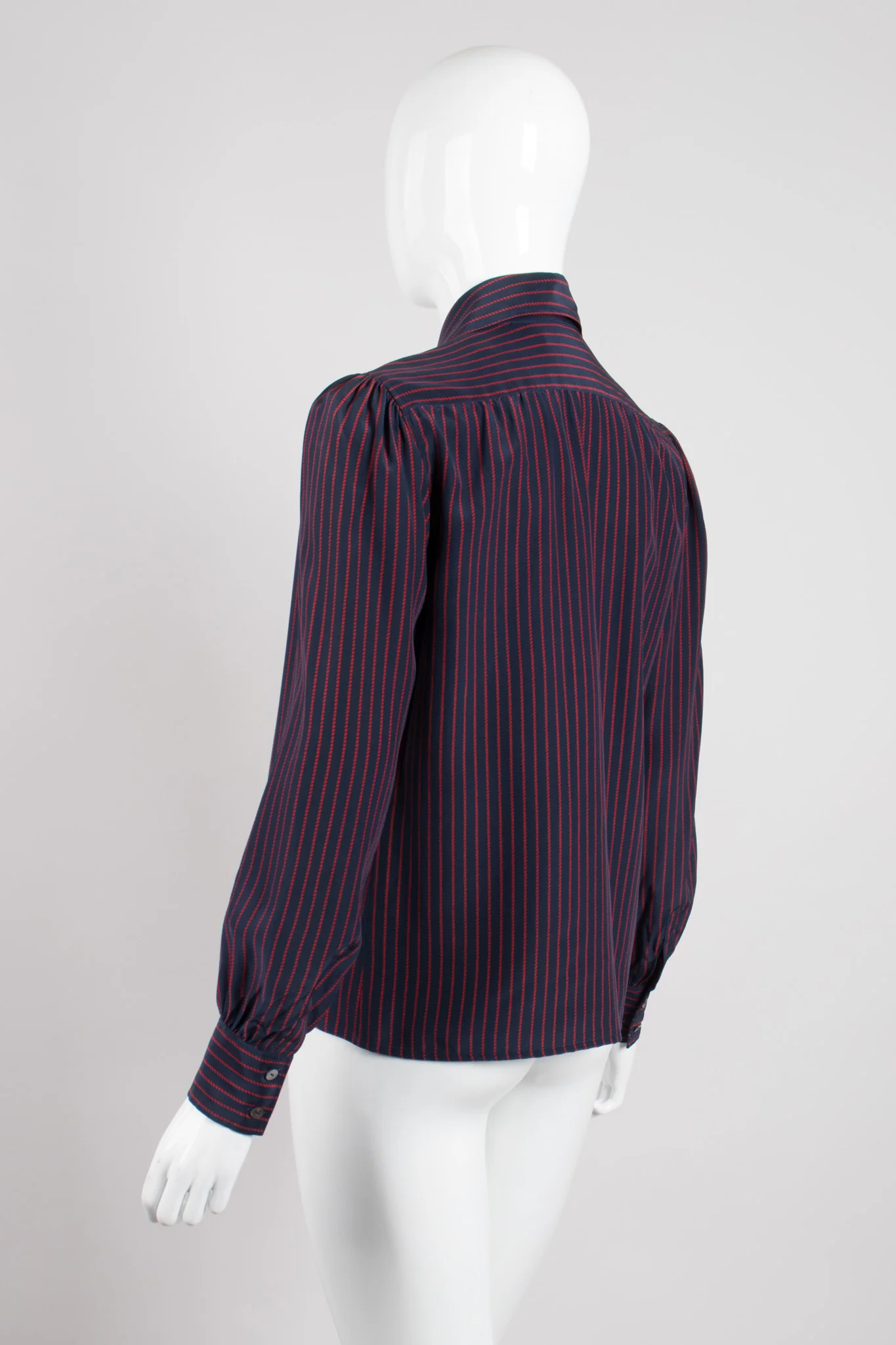 Braid Striped Silk Shirt - Image 4