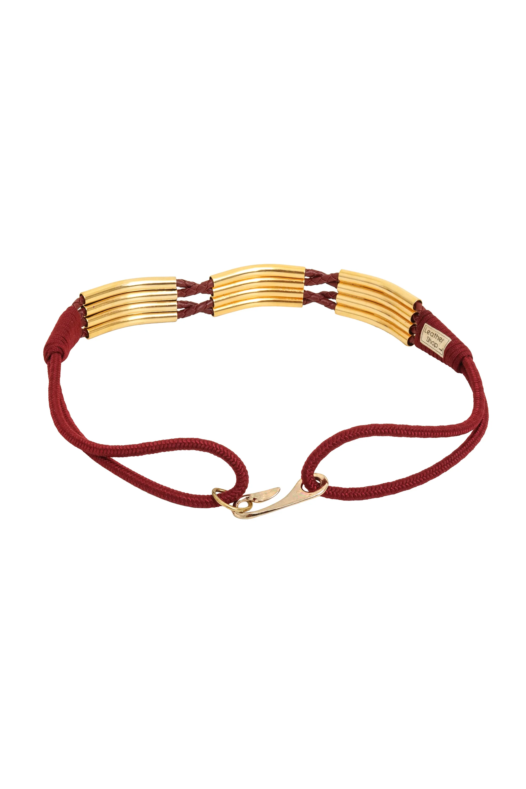 Braided Leather Tube Belt - Image 4