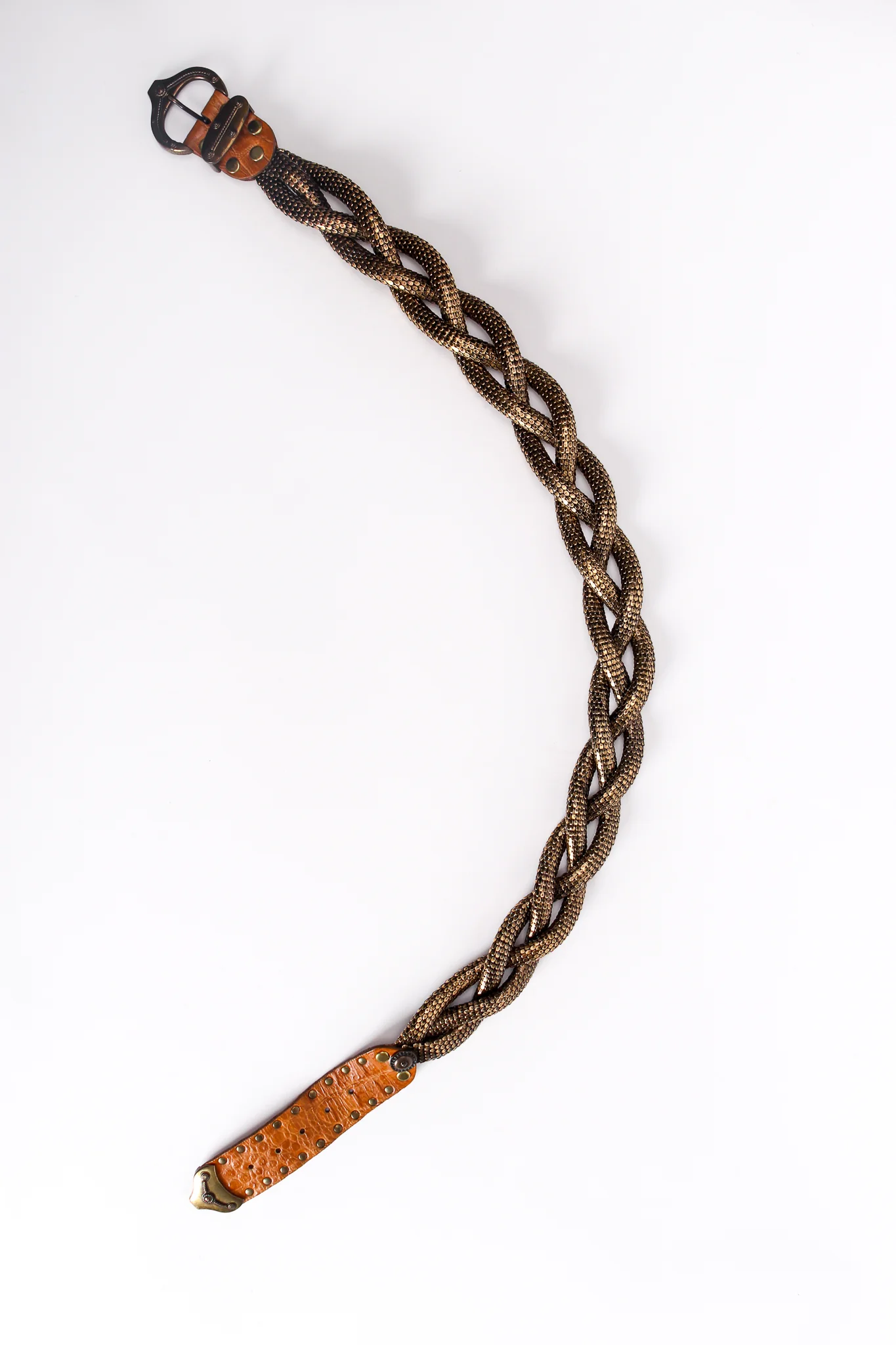 Braided Metal Mesh Belt - Image 4