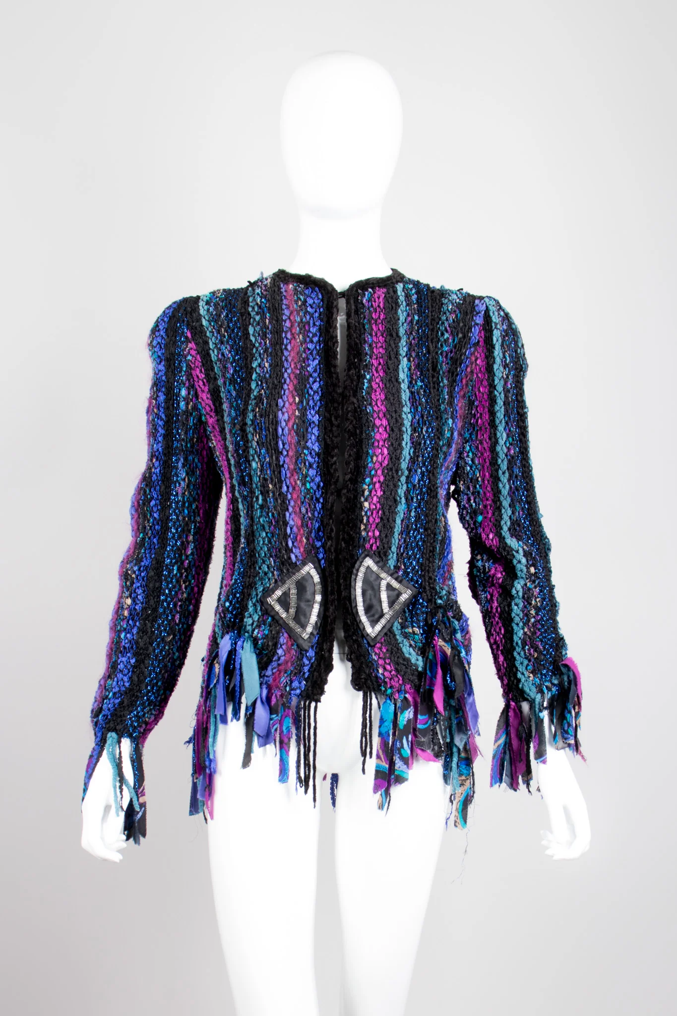 Braided Rag Chenille Jacket - Image 2