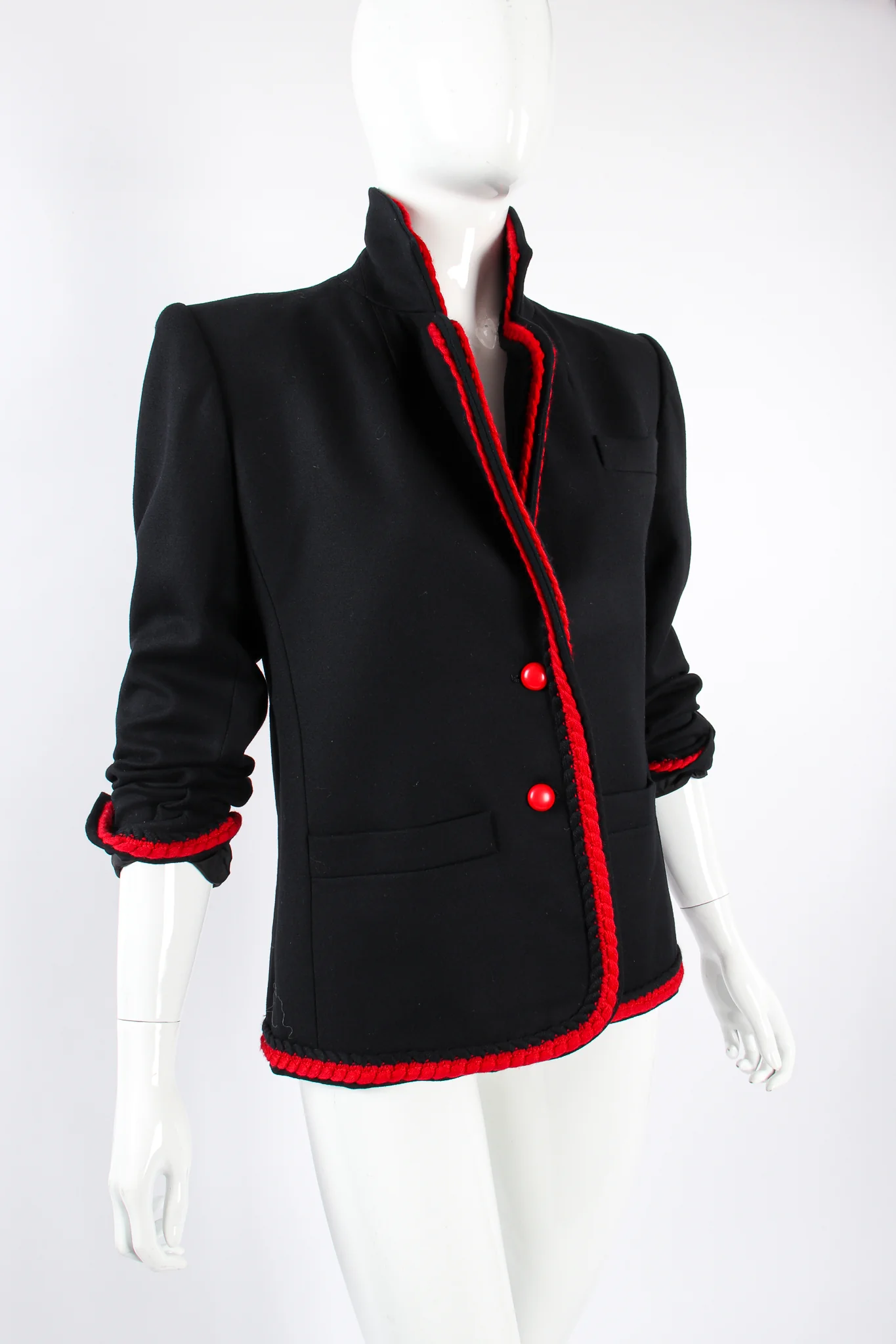 Braided Yarn Tipped Blazer