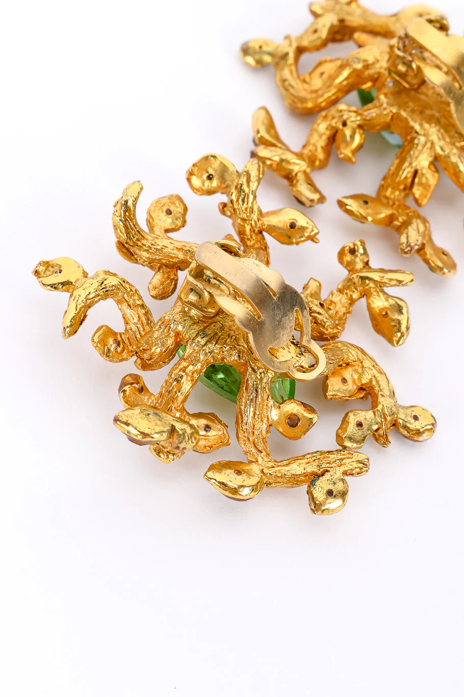 Branch Cluster Crystal Earrings - Image 5
