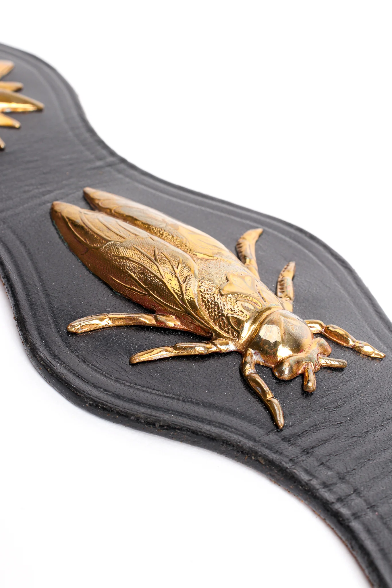 Leather Brass Bug Belt - Image 9