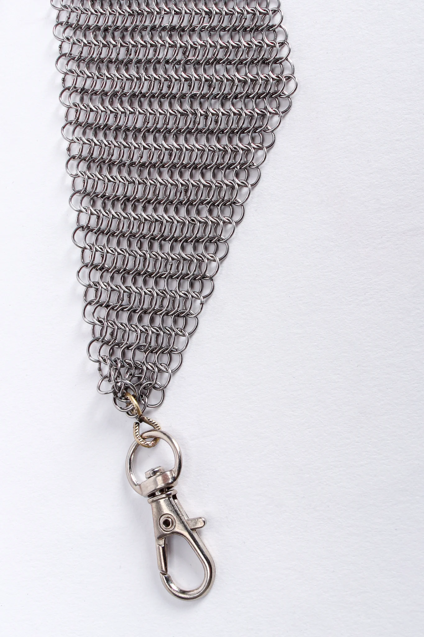 Brass Hand Buckle Mesh Wrap Belt - Image 10