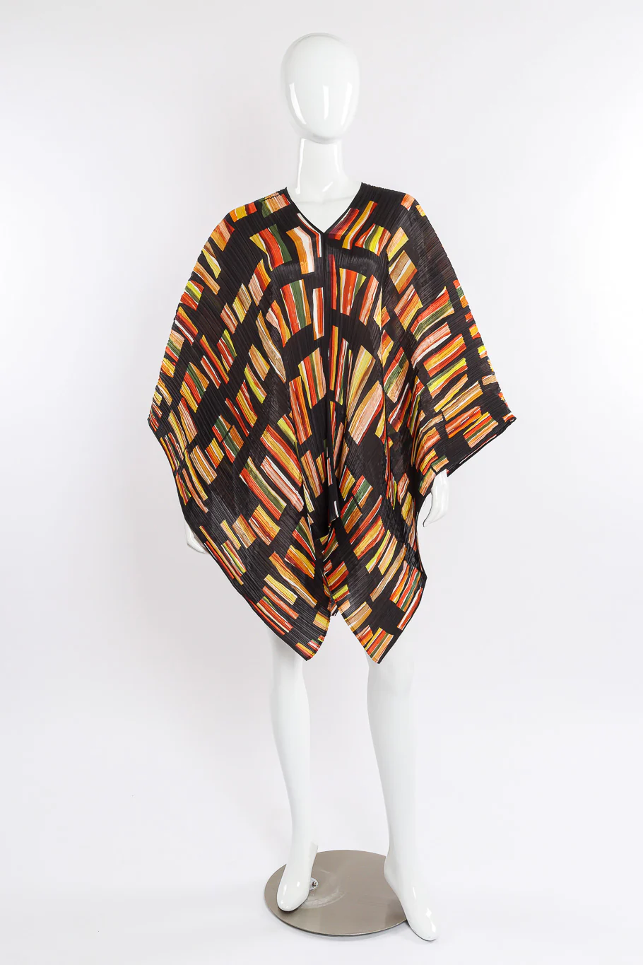 Brick Print Poncho - Image 4