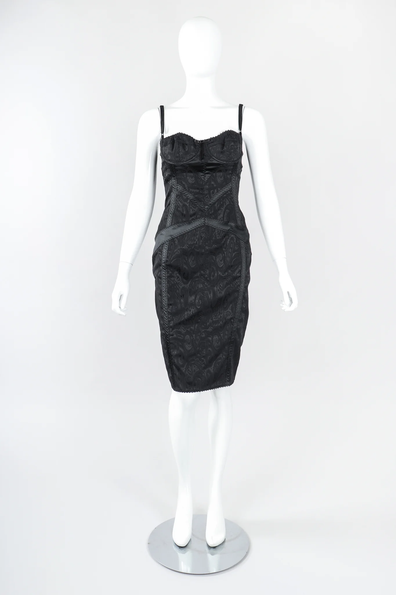 Brocade Bustier Slip Dress - Image 2
